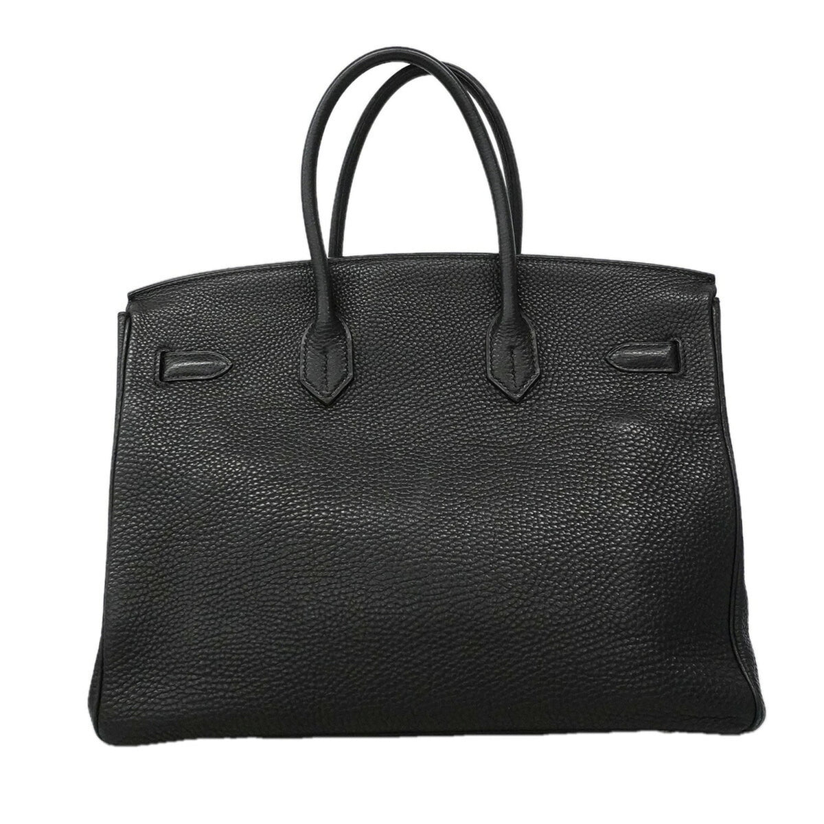 Hermes Black Togo Leather Handbag (Pre-Owned)