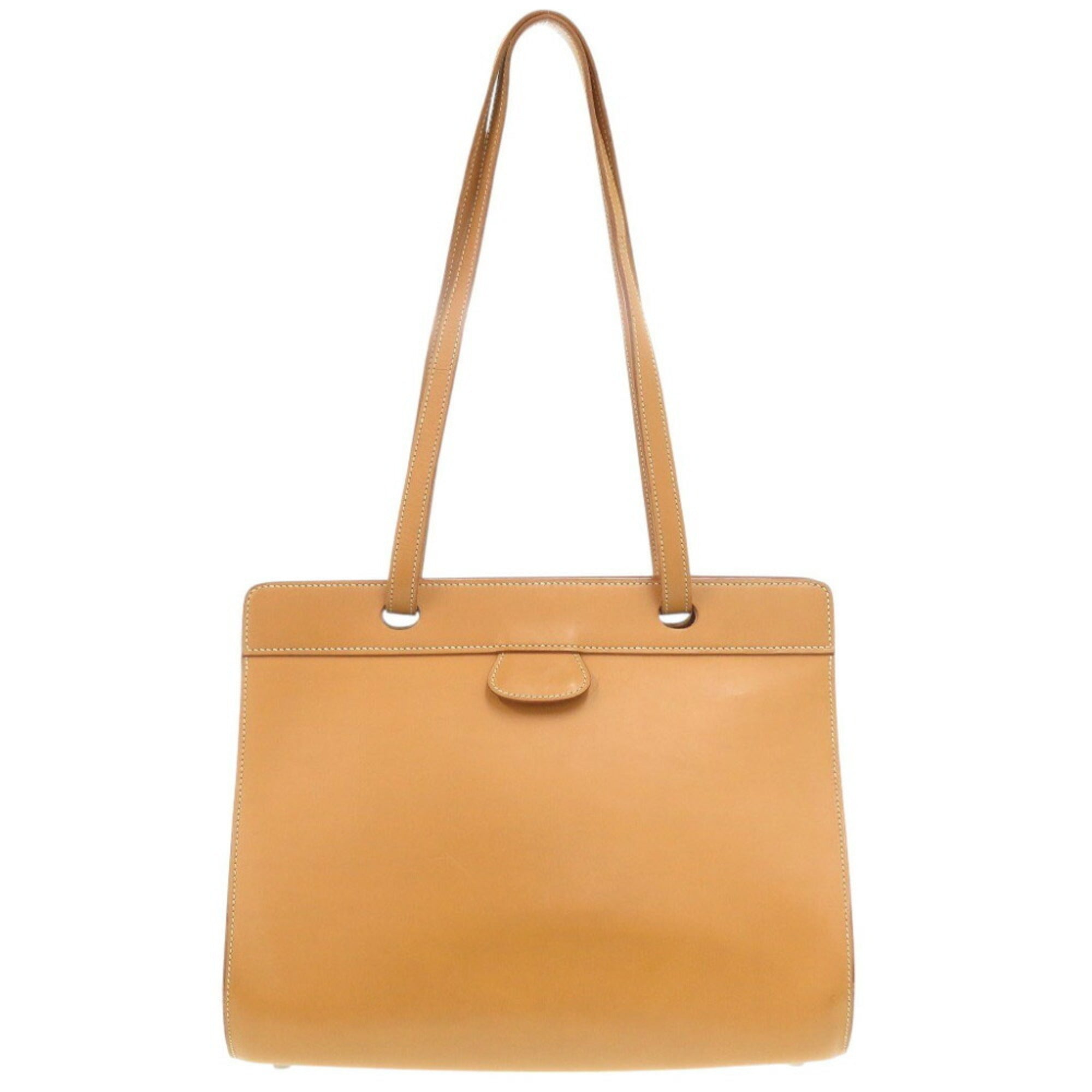 Hermes Natural Vache Leather Shoulder Bag (Pre-Owned)
