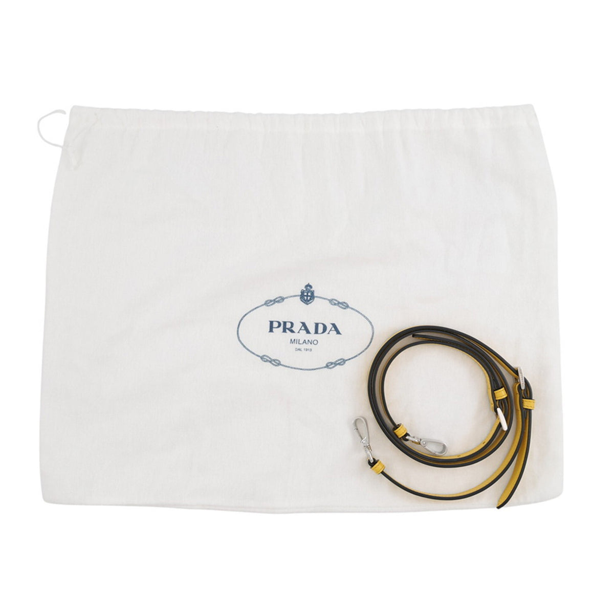 Prada Yellow Leather Handbag (Pre-Owned)