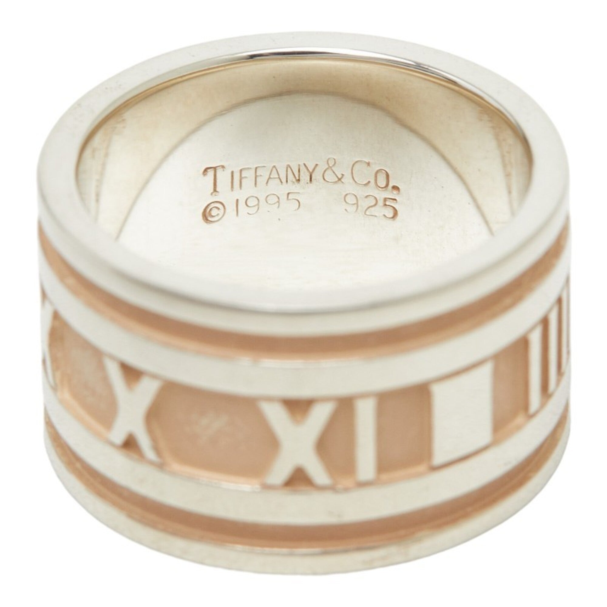 Tiffany Atlas Silver 925 Band Ring (Pre-Owned)