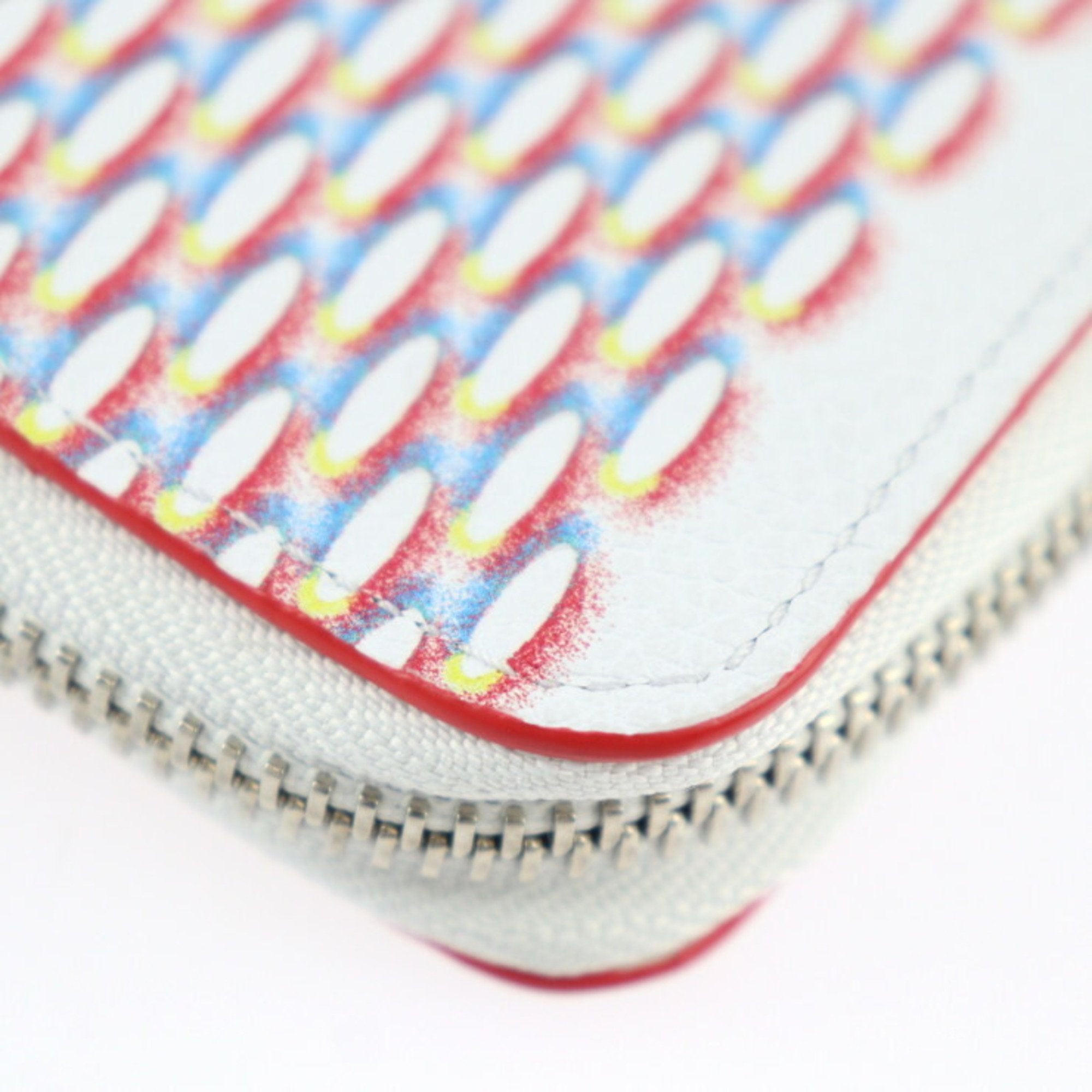 Louis Vuitton Blanc Multi-Color White Leather Wallet (Bi-Fold) (Pre-Owned)