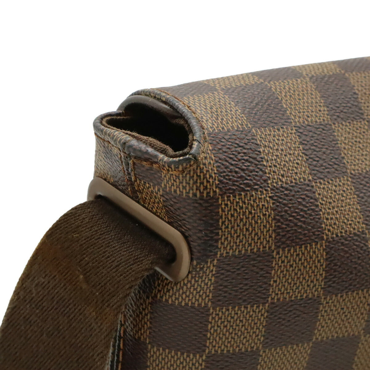 Louis Vuitton Brown Damier Canvas Pvc Coated Canvas Damier Canvas Shoulder Bag (Pre-Owned)