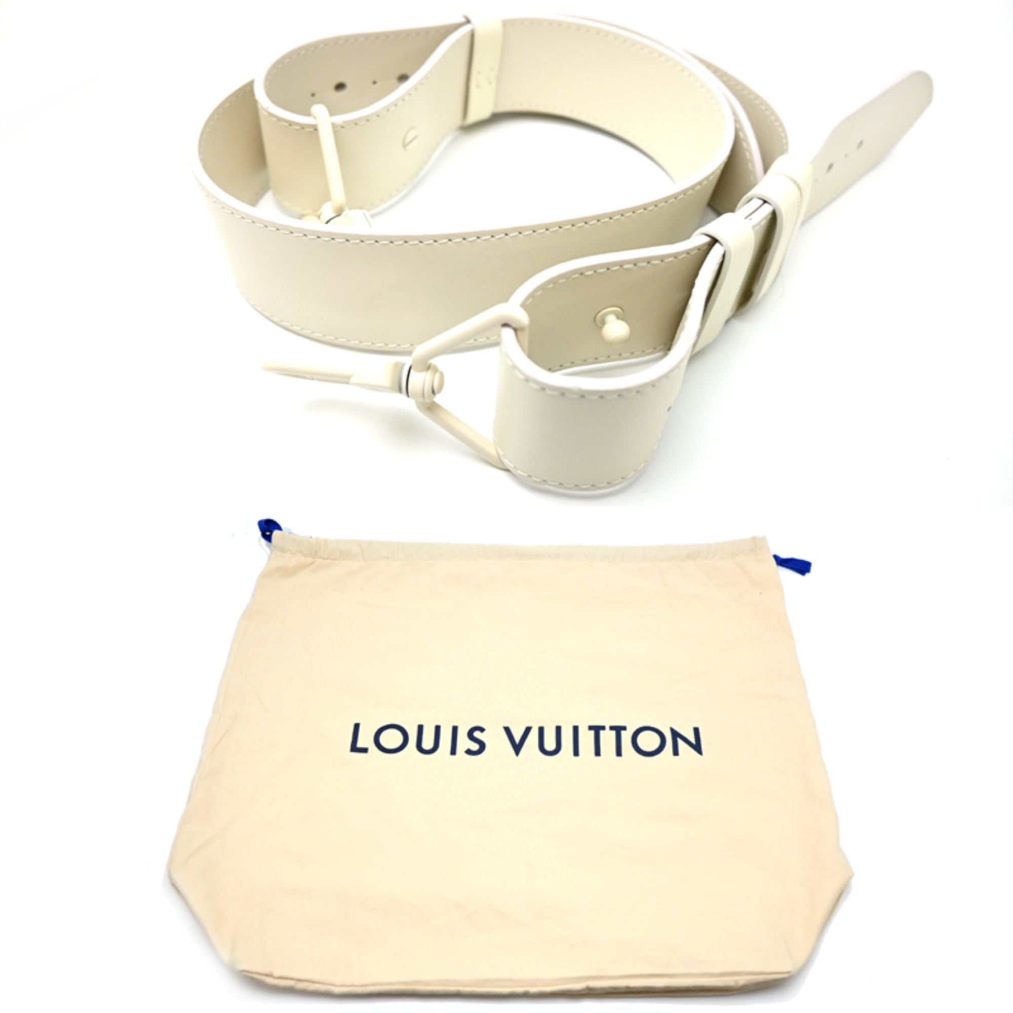 Louis Vuitton Blanc White Monogram Empreinte Shoulder Bag (Pre-Owned)