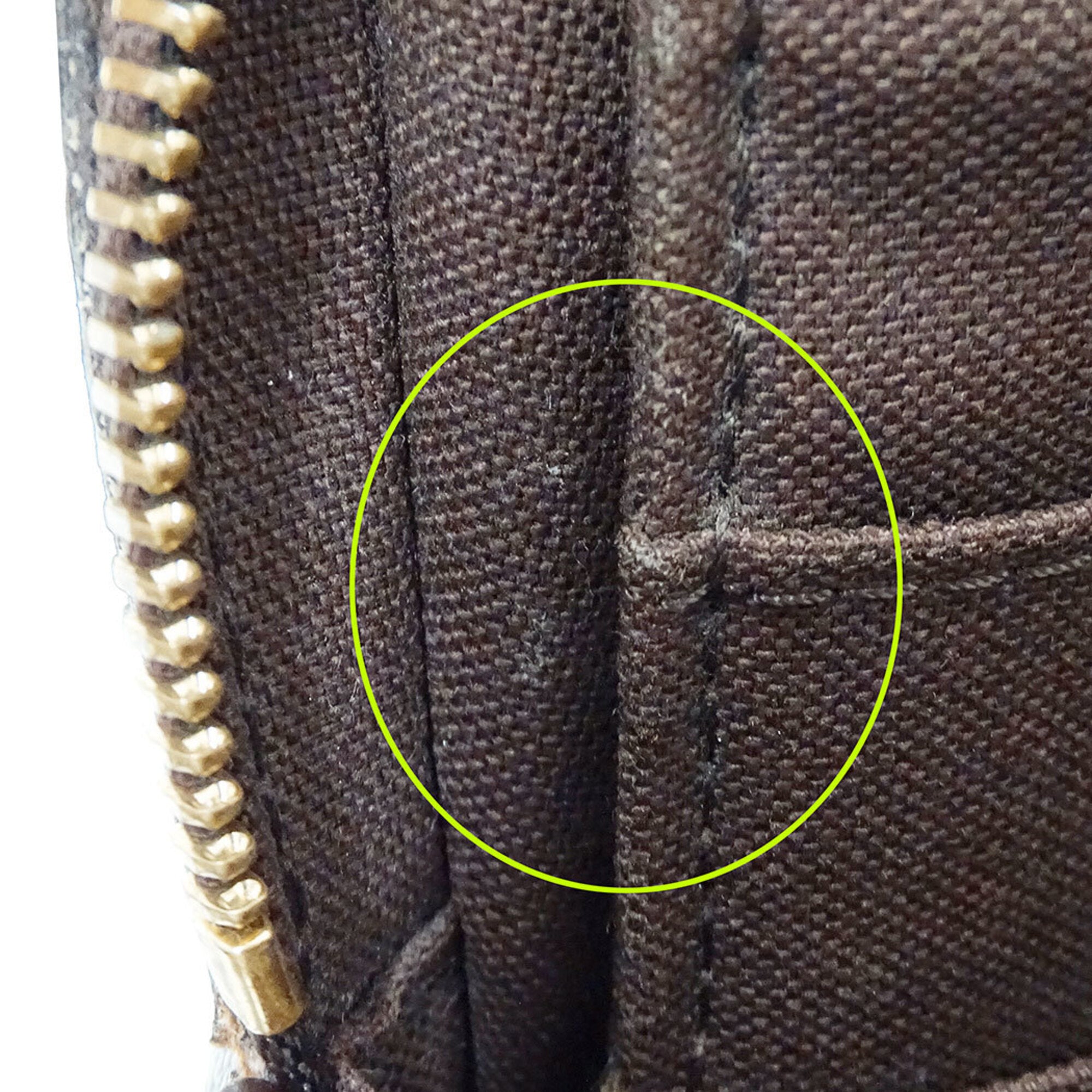 Louis Vuitton Brown Galle Damier Canvas Shoulder Bag Sling Bag (Pre-Owned)