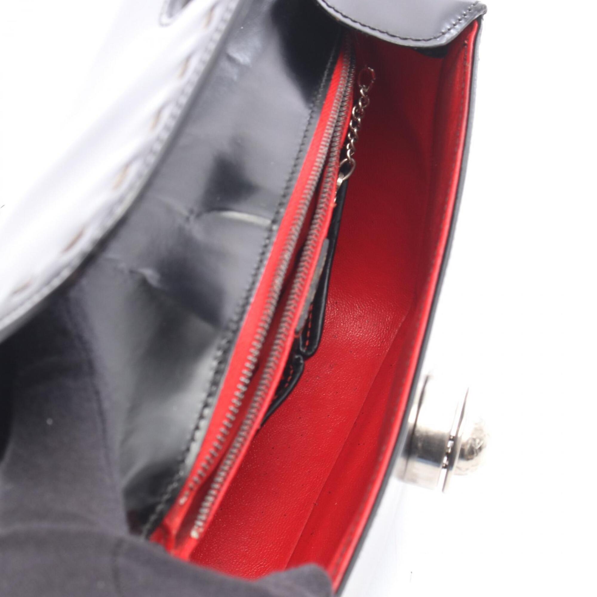 Celine Black Patent Leather Handbag Shoulder Bag (Pre-Owned)