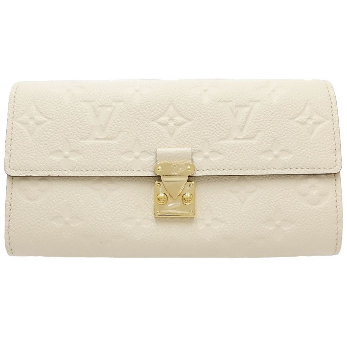 Louis Vuitton Monogram Empreinte Leather Long Wallet (Bi-Fold) (Pre-Owned)