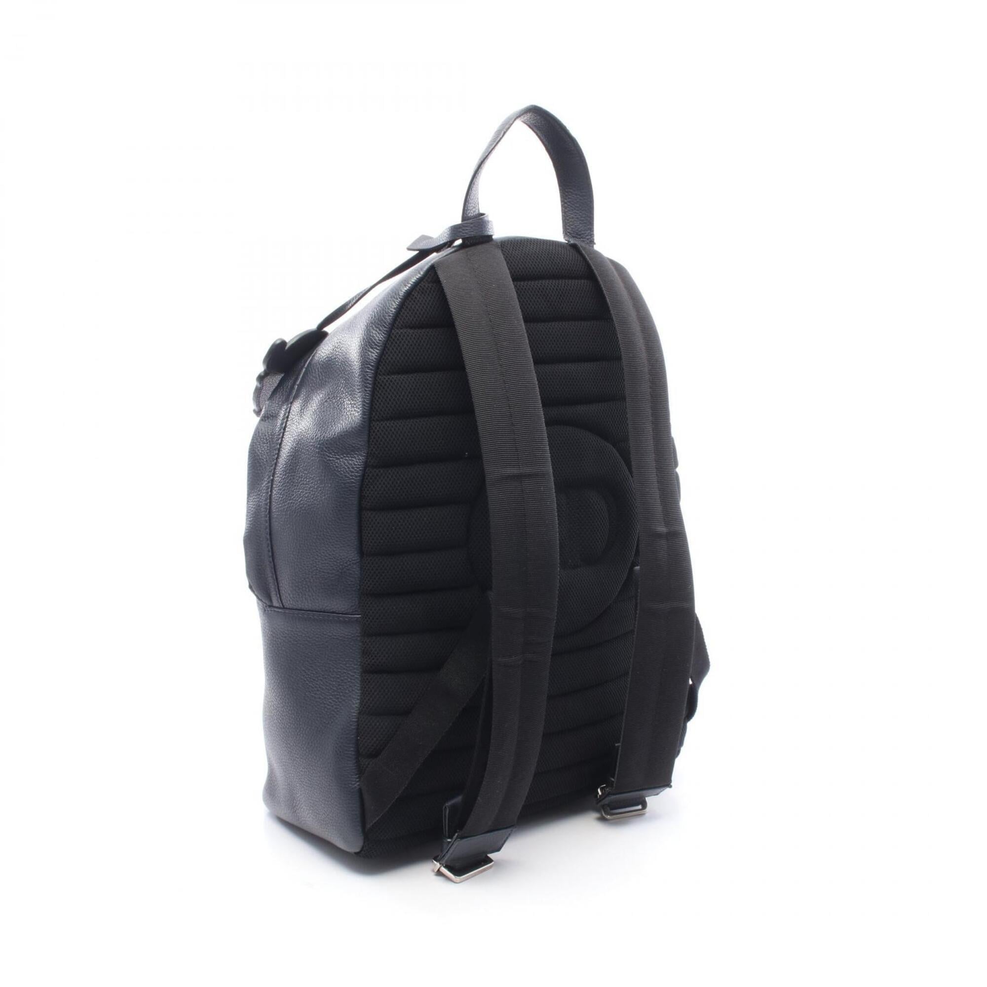 Christian Dior Navy Leather Backpack (Pre-Owned)