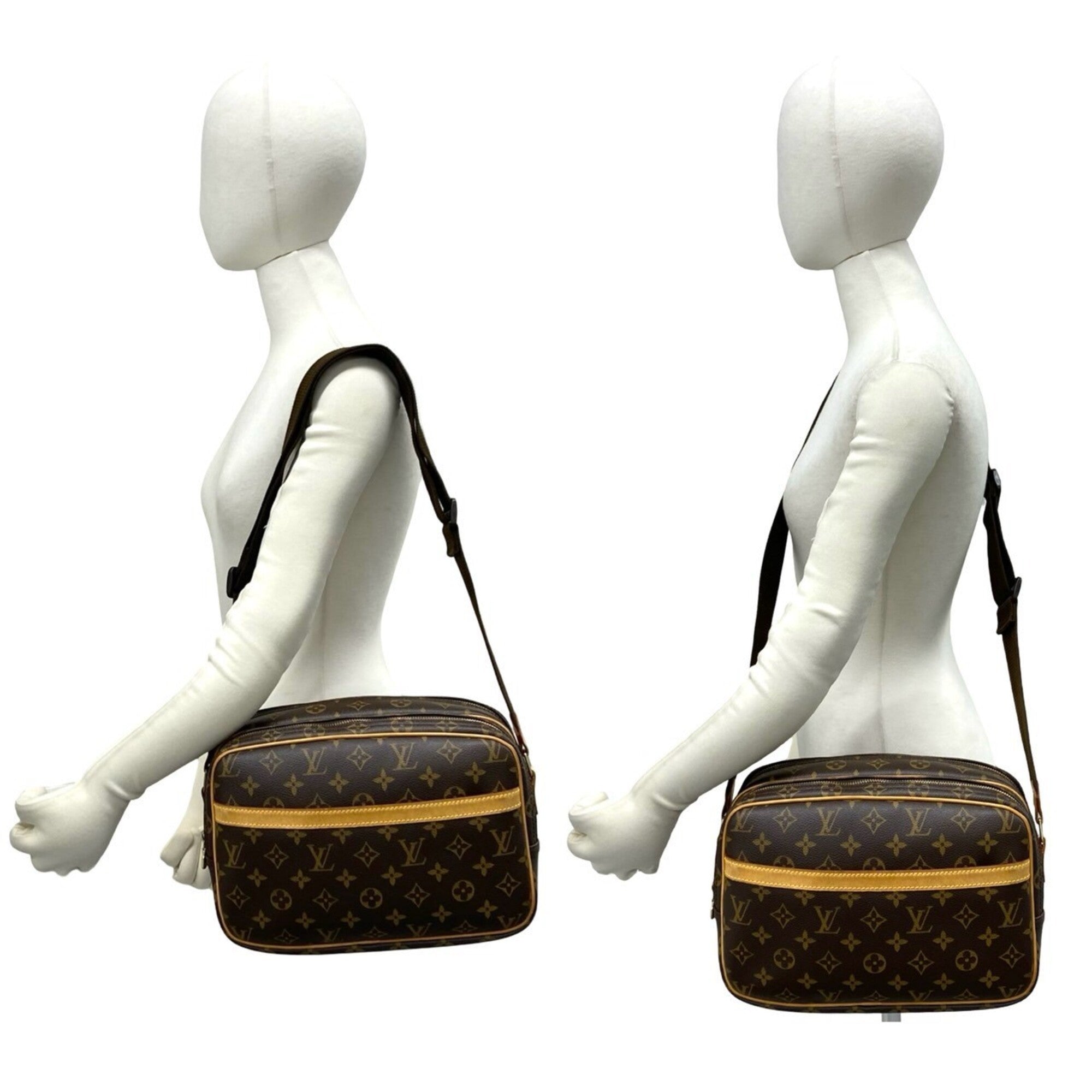 Louis Vuitton Brown Leather Pvc Pochette Shoulder Bag (Pre-Owned)