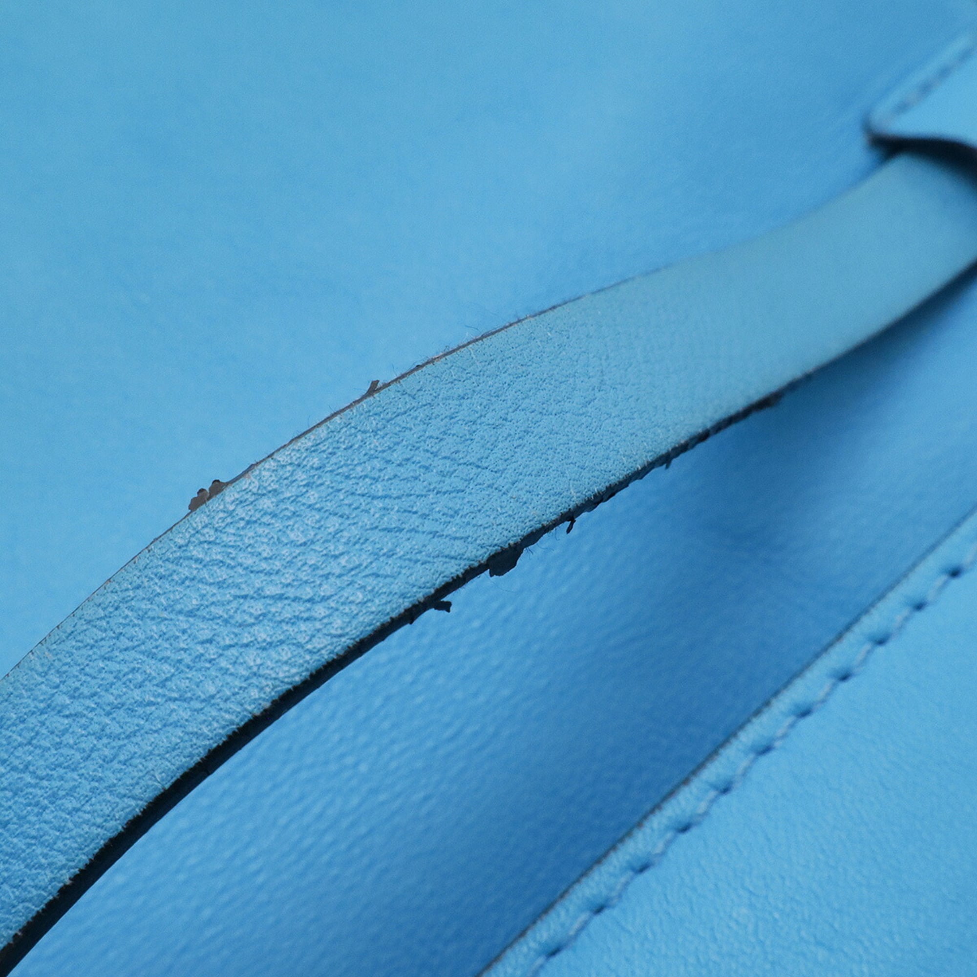 Valentino Garavani Blue Leather Clutch Bag Shoulder Bag (Pre-Owned)