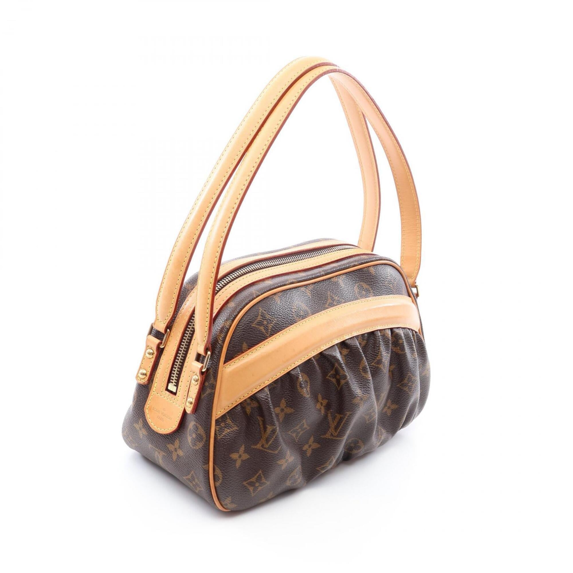 Louis Vuitton Brown Monogram Monogram Leather Handbag Shoulder Bag (Pre-Owned)