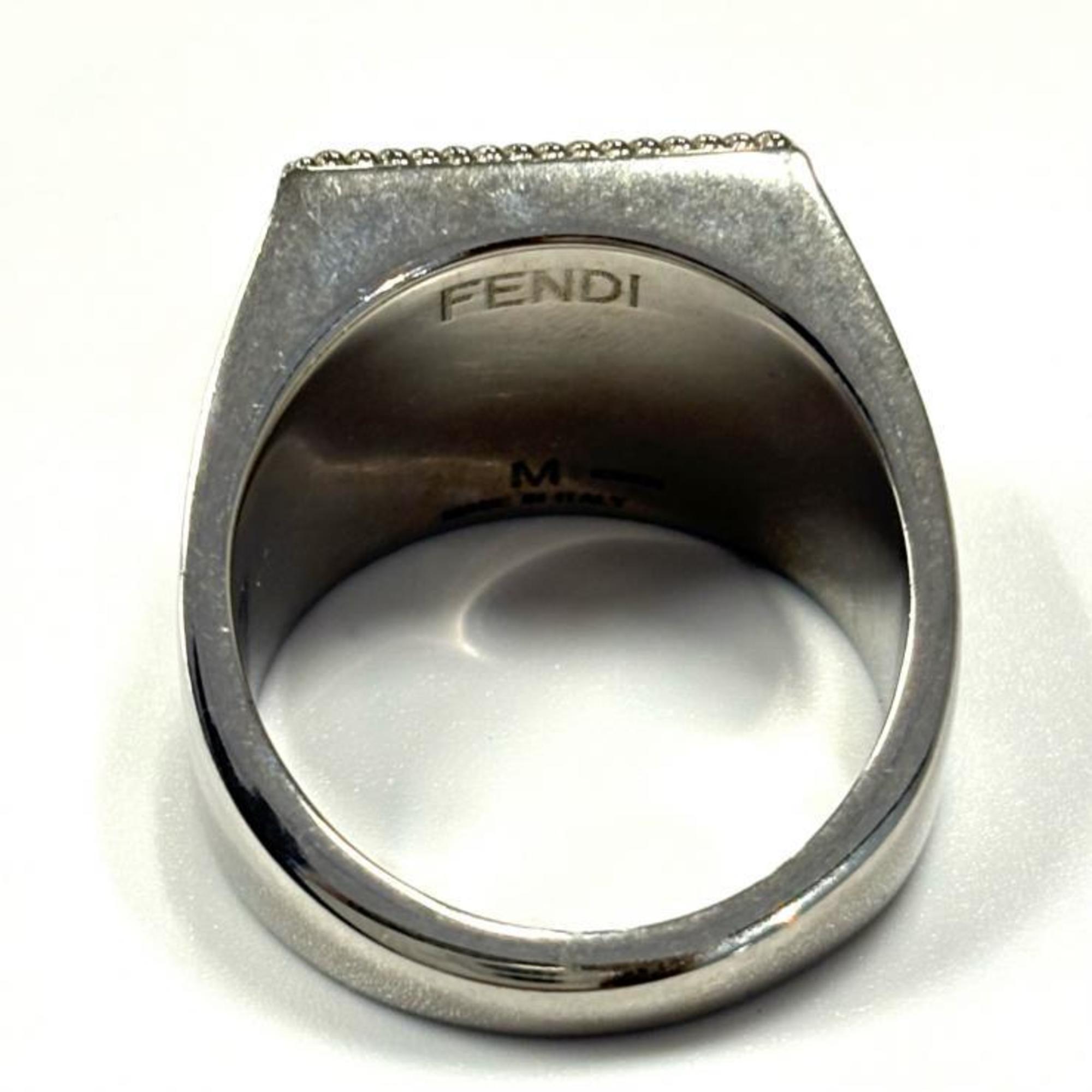 Fendi Silver Band Ring (Pre-Owned)