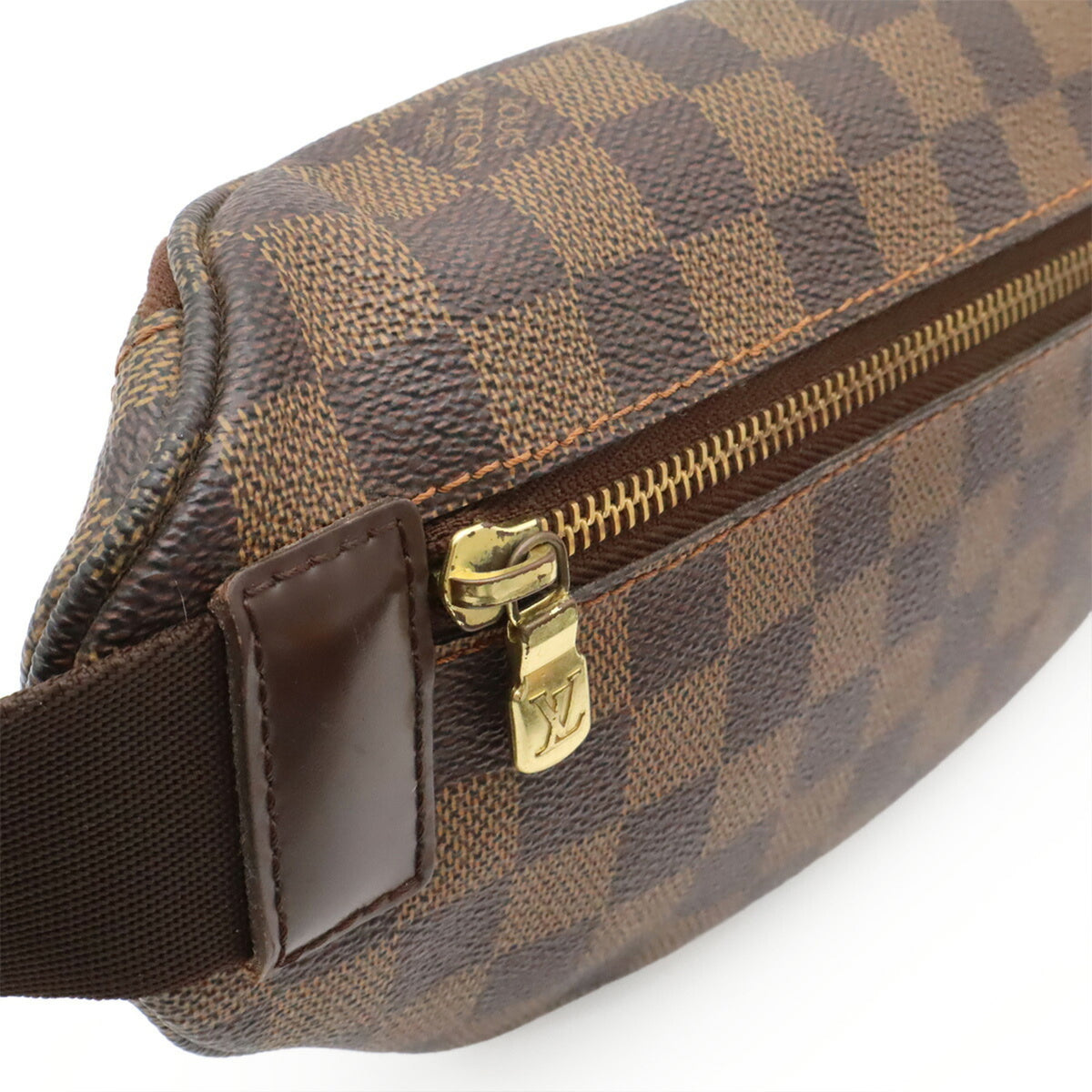 Louis Vuitton Brown Damier Canvas White Damier Canvas Fanny Pack Pouch (Pre-Owned)