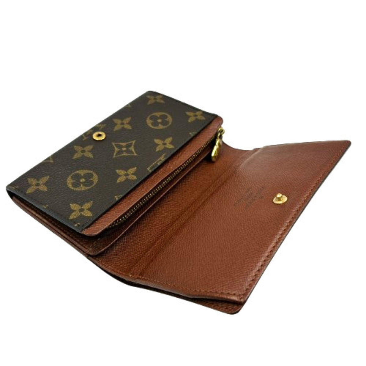 Louis Vuitton Monogram Brown Pvc Coin Purse/Coin Case (Pre-Owned)