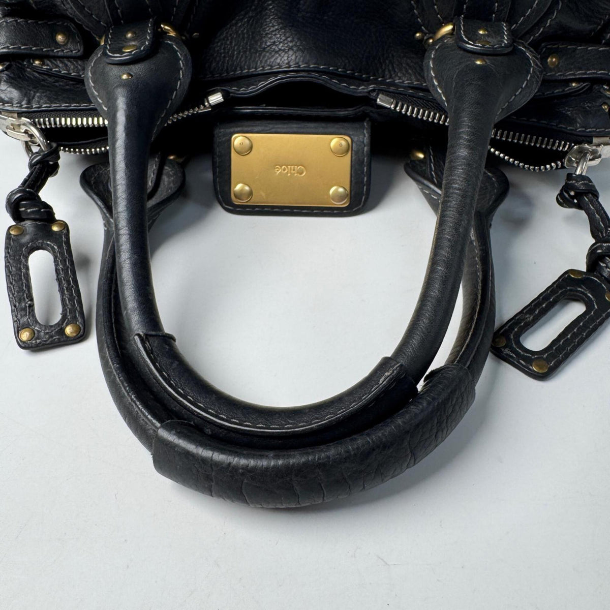 Chloé Black Leather Handbag (Pre-Owned)