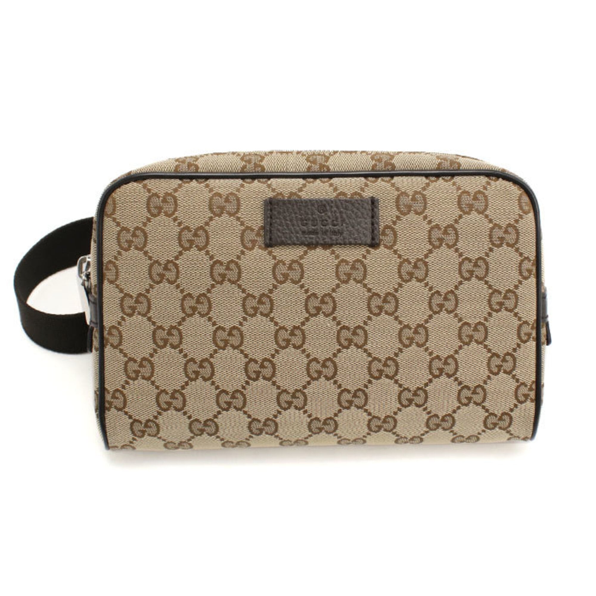 Gucci Brown Canvas Sling Bag (Pre-Owned)
