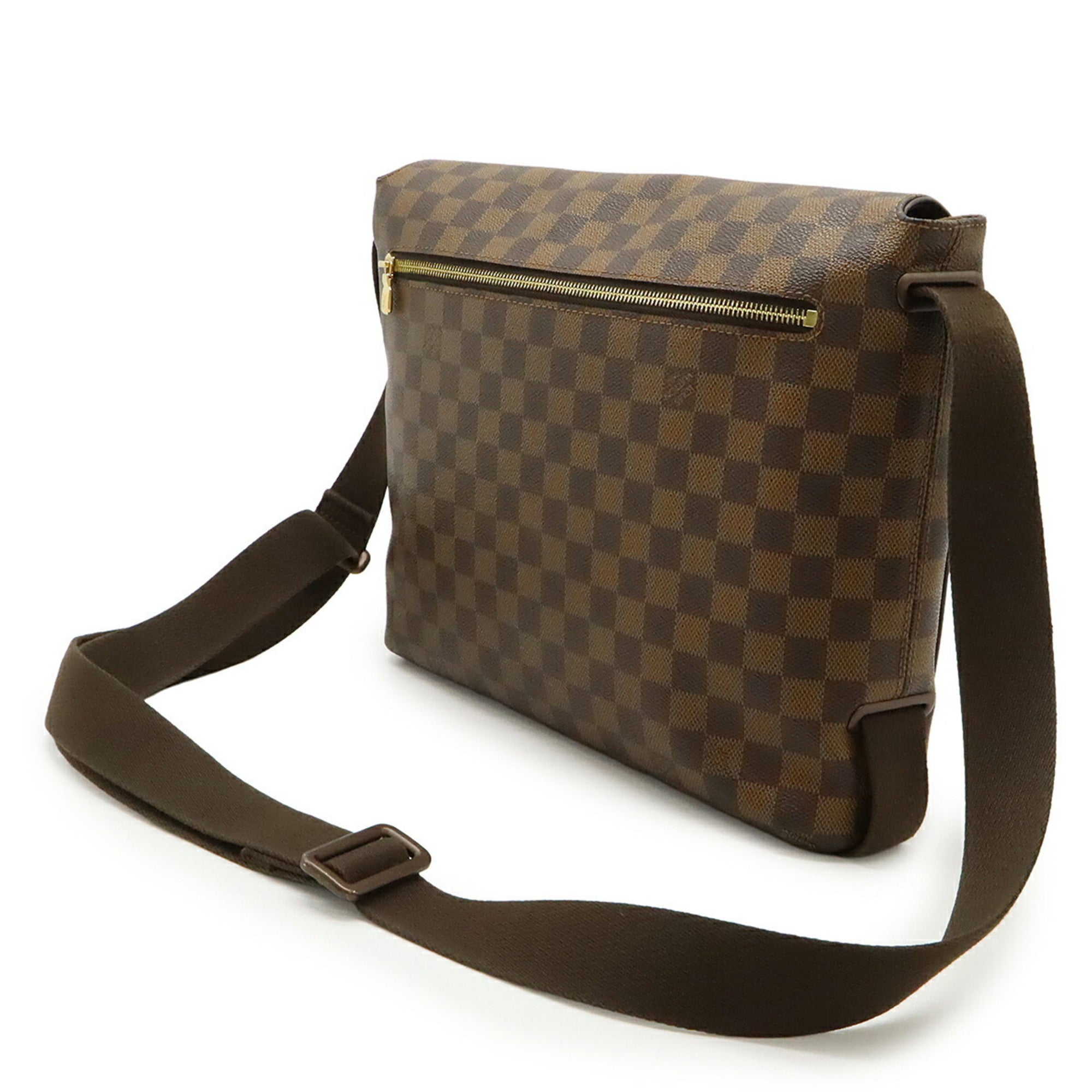 Louis Vuitton Brown Damier Canvas Pvc Shoulder Bag (Pre-Owned)