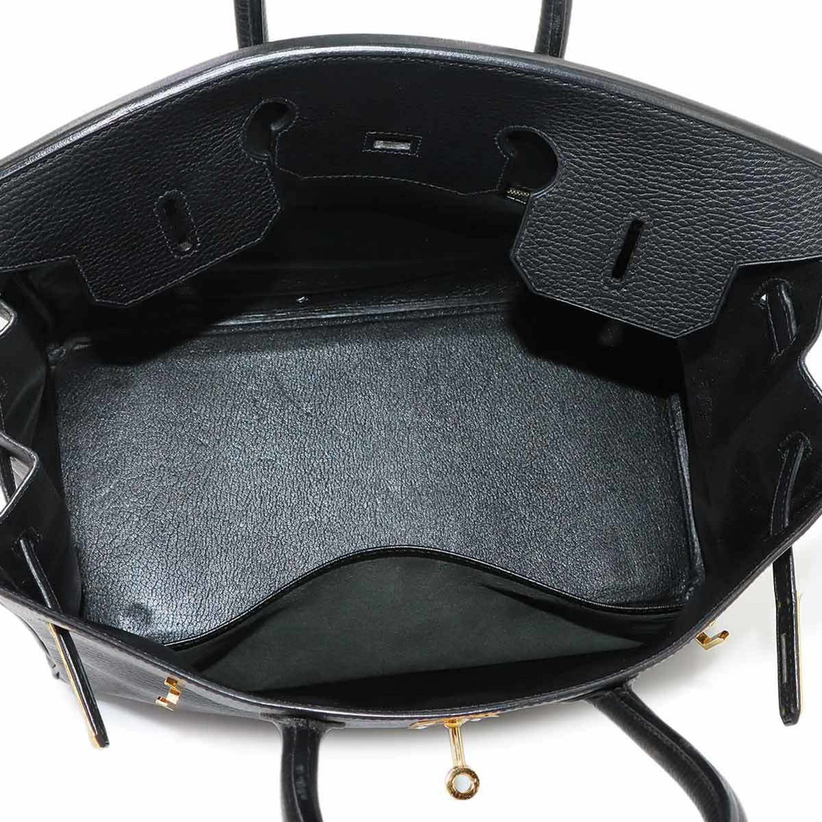 Hermes Black Ardennes Leather Handbag (Pre-Owned)