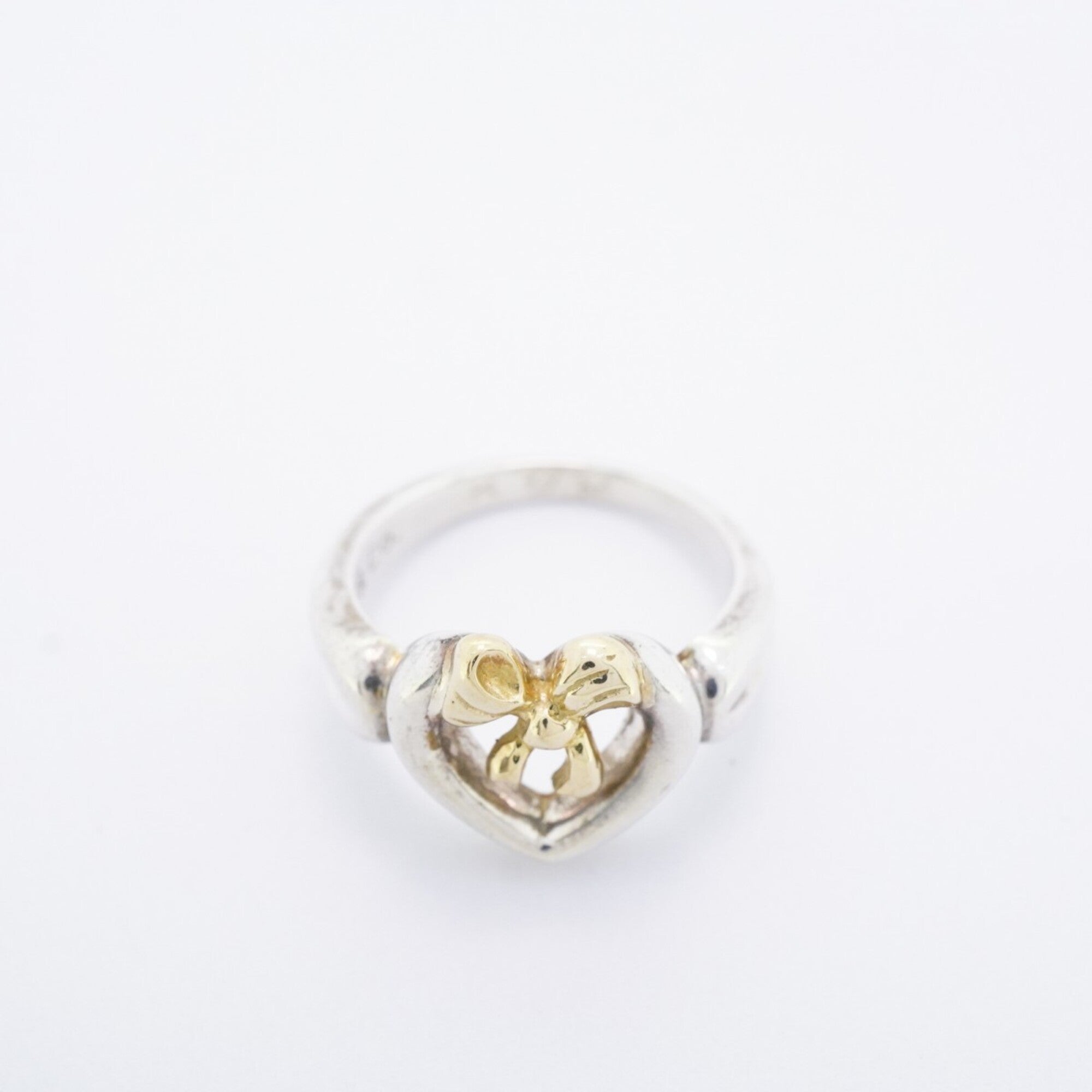 Tiffany Yellow Gold (18K) Silver 925 Band Ring (Pre-Owned)
