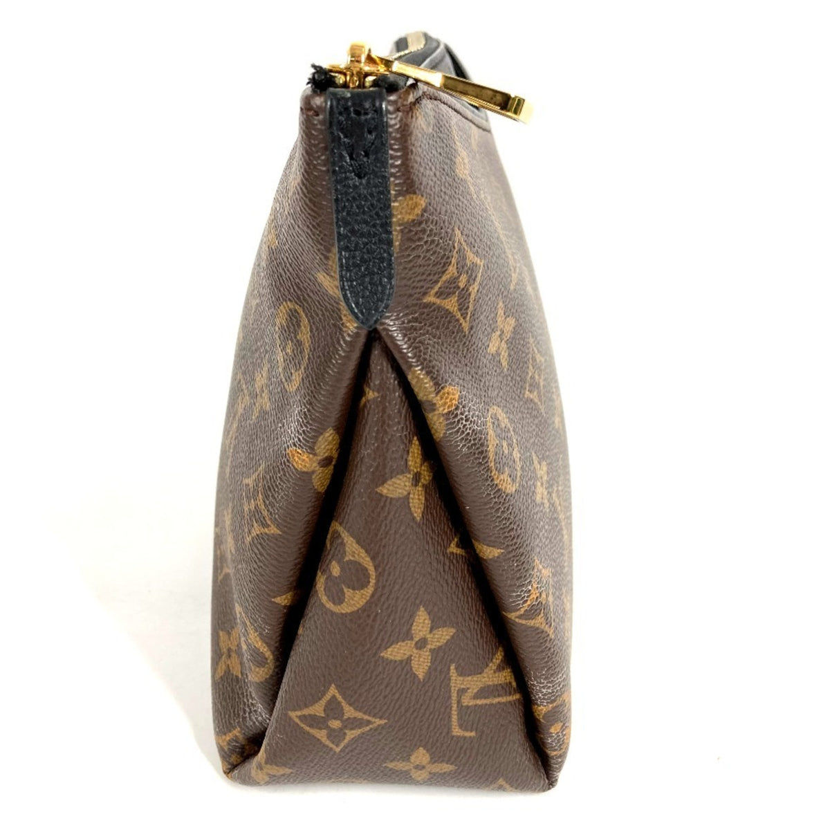 Louis Vuitton Black Brown Monogram Clutch Bag Pouch (Pre-Owned)
