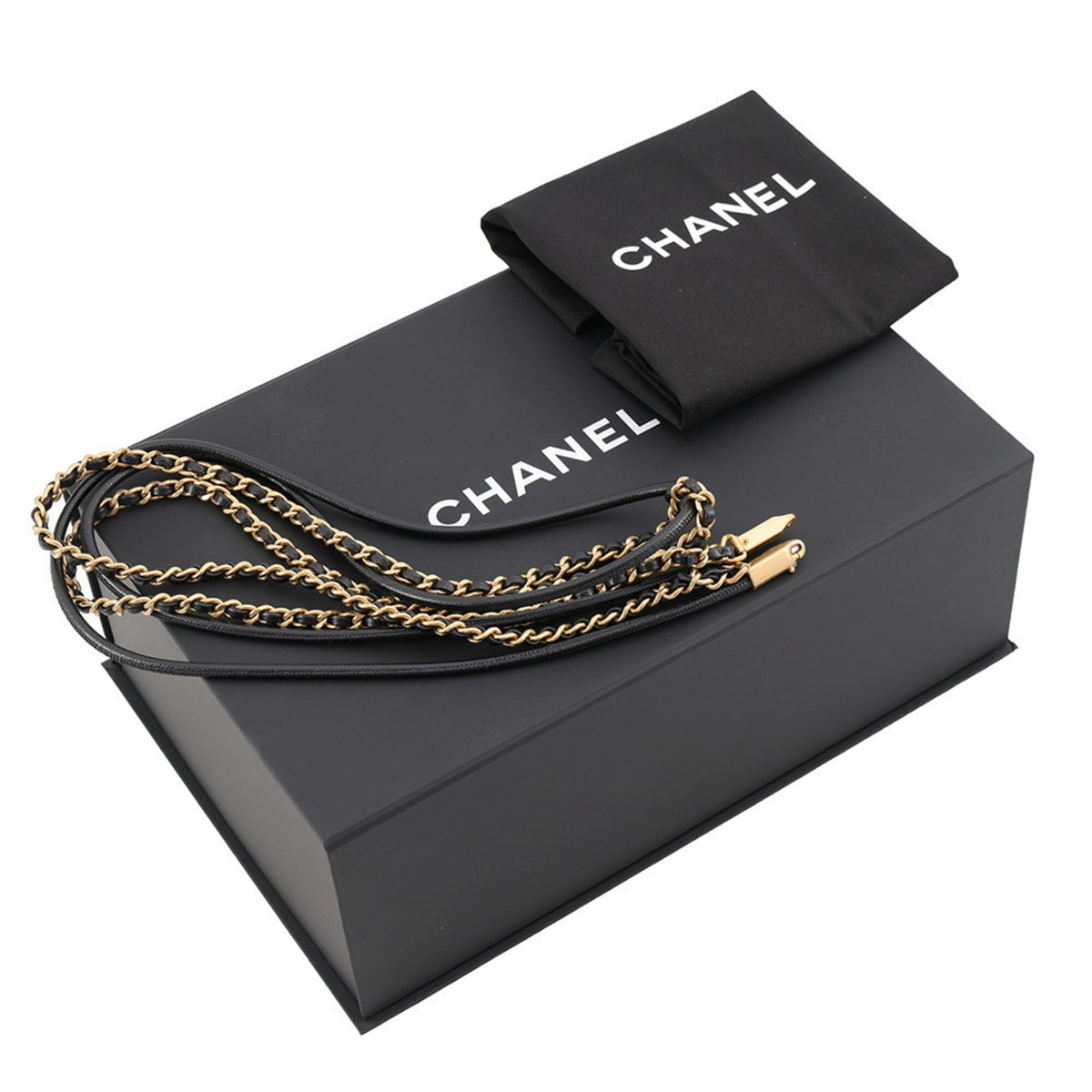 Chanel Black Grained Calfskin Handbag