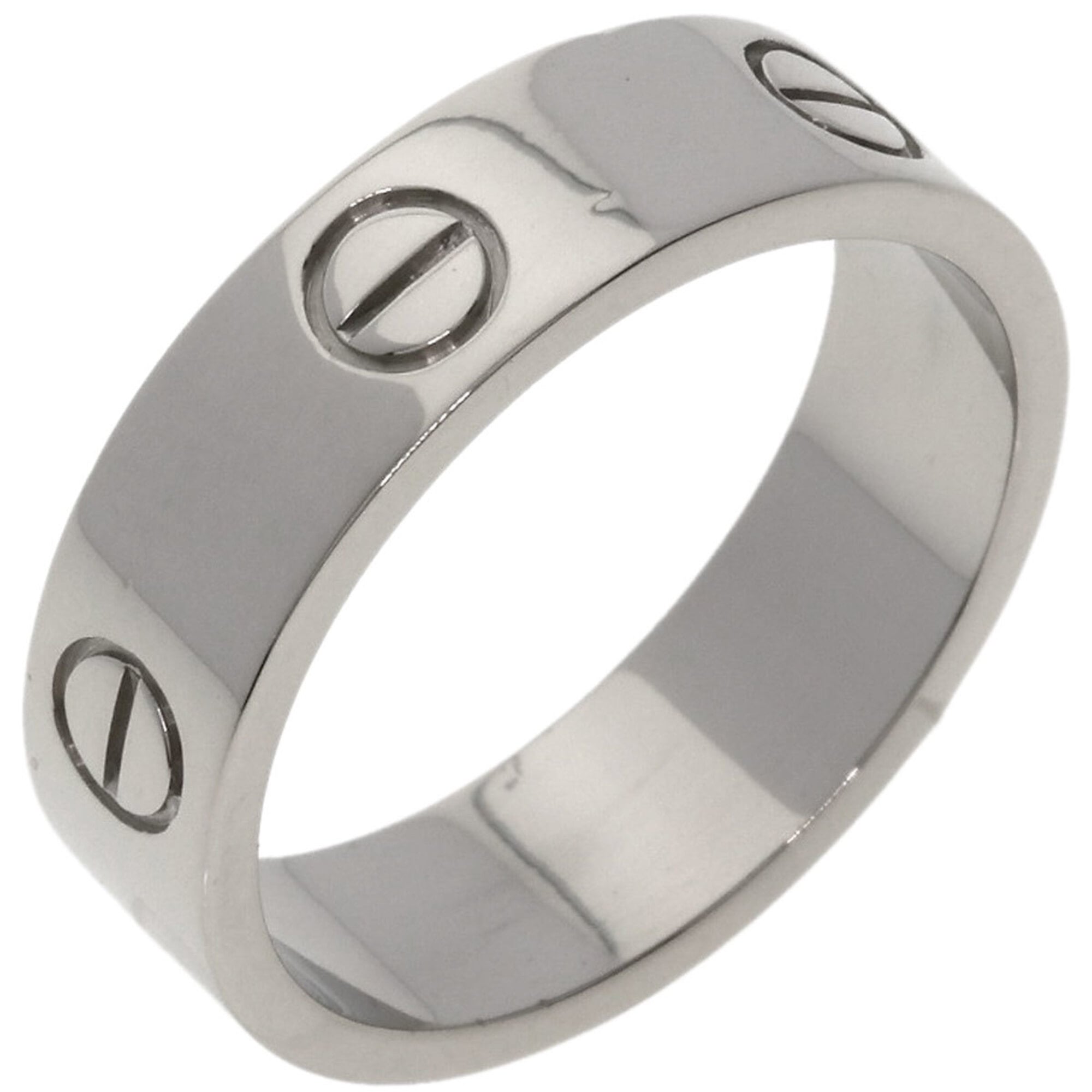 Cartier White Gold White Gold (18K) Band Ring (Pre-Owned)