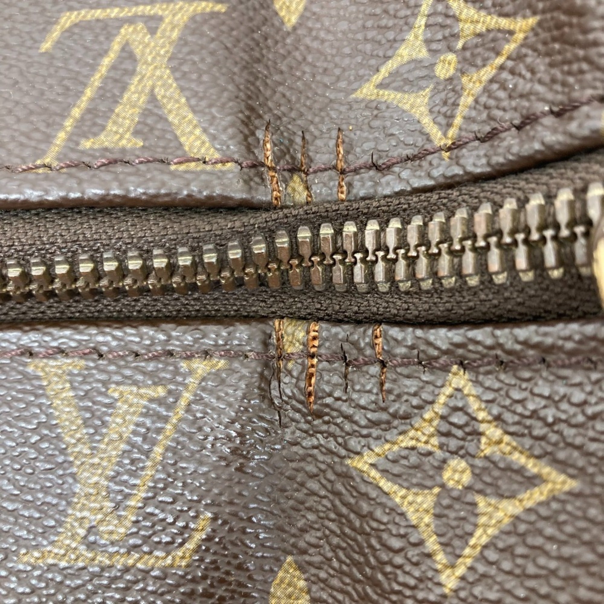 Louis Vuitton Brown Monogram Boston Bag Handbag (Pre-Owned)