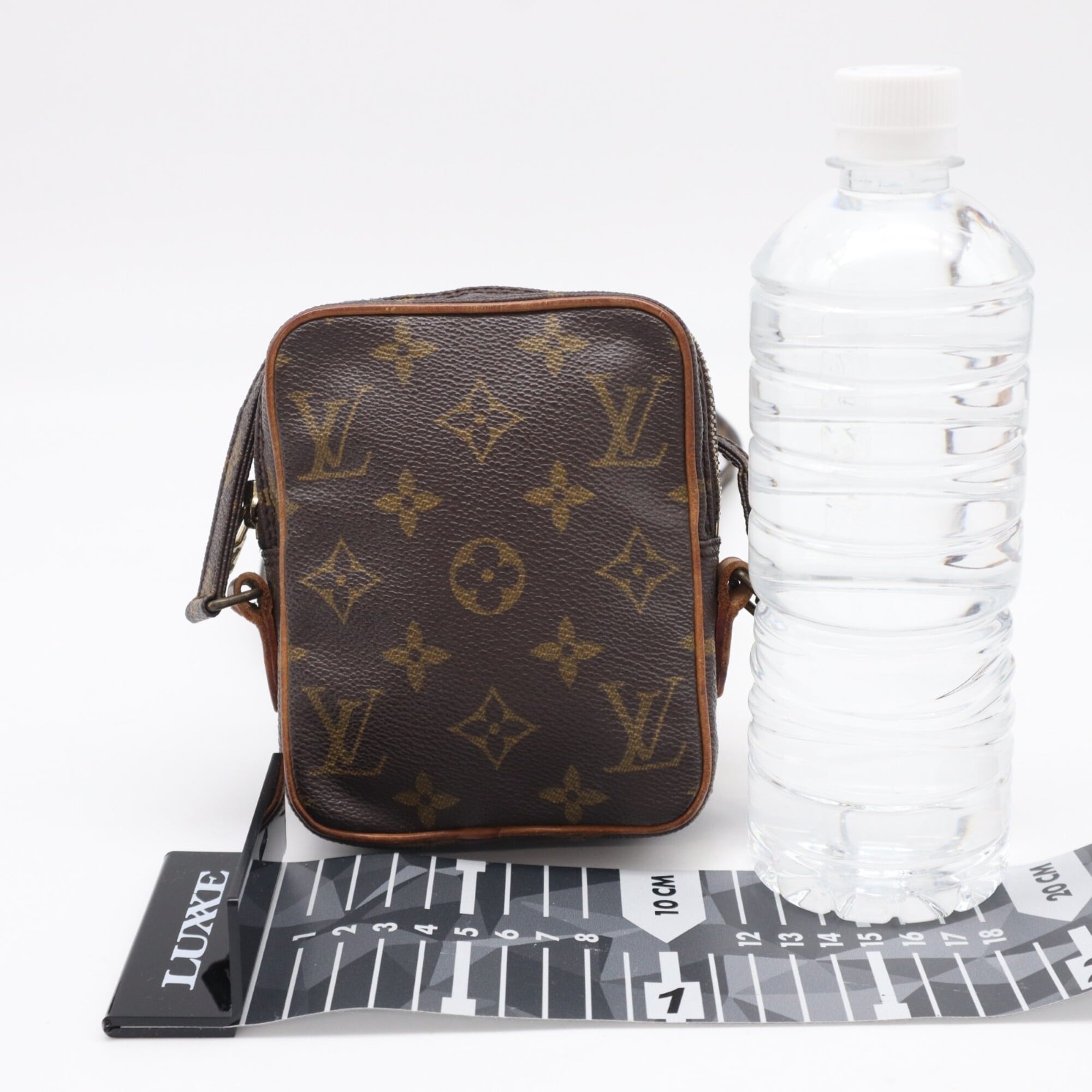Louis Vuitton Monogram Beige Brown Coated Canvas Leather Shoulder Bag (Pre-Owned)
