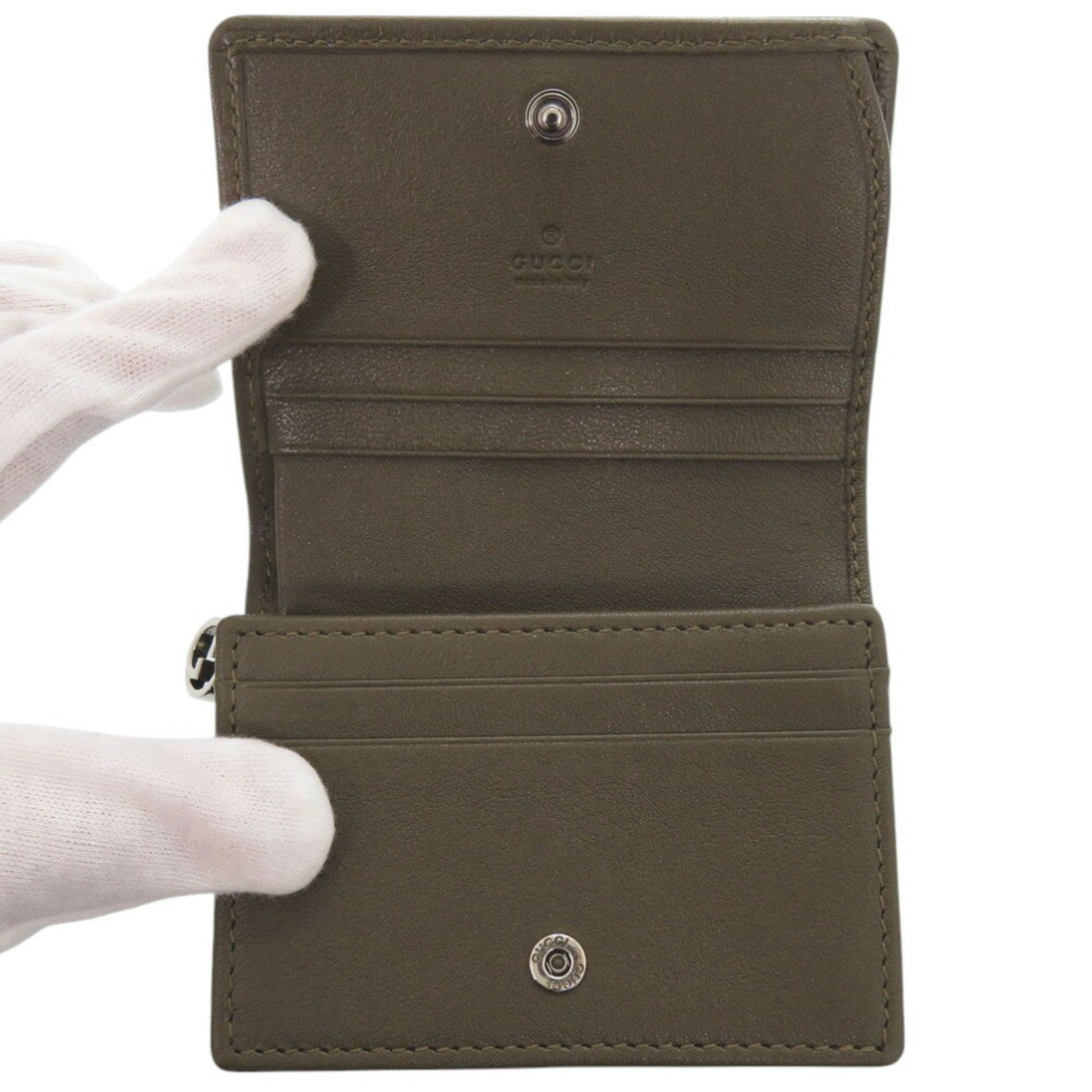 Gucci Brown Leather Wallet (Bi-Fold) (Pre-Owned)