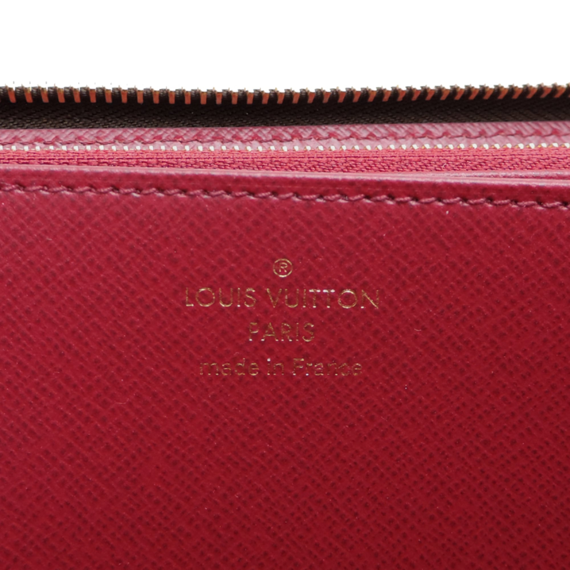 Louis Vuitton Brown Fuchsia Monogram Pink Monogram Long Wallet (Bi-Fold) (Pre-Owned)