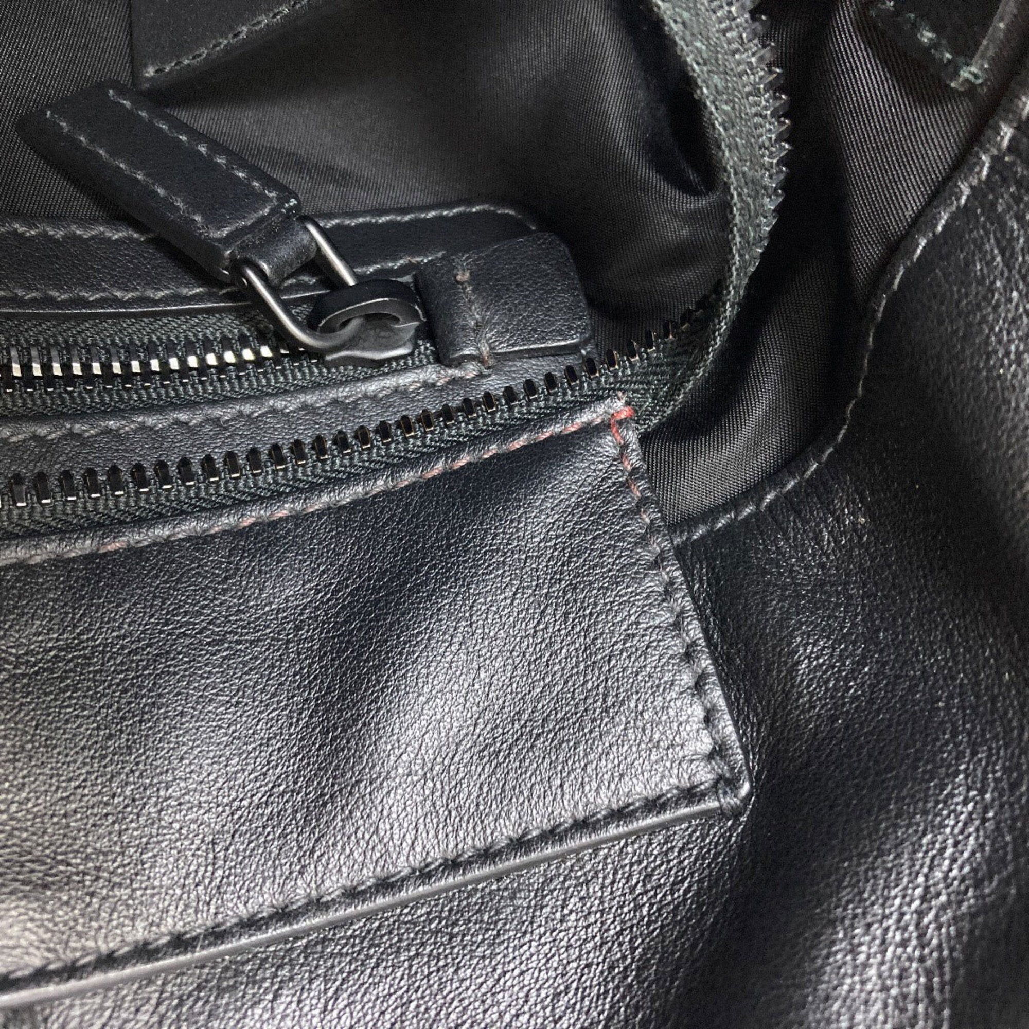 Prada Black Leather Tote Bag (Pre-Owned)