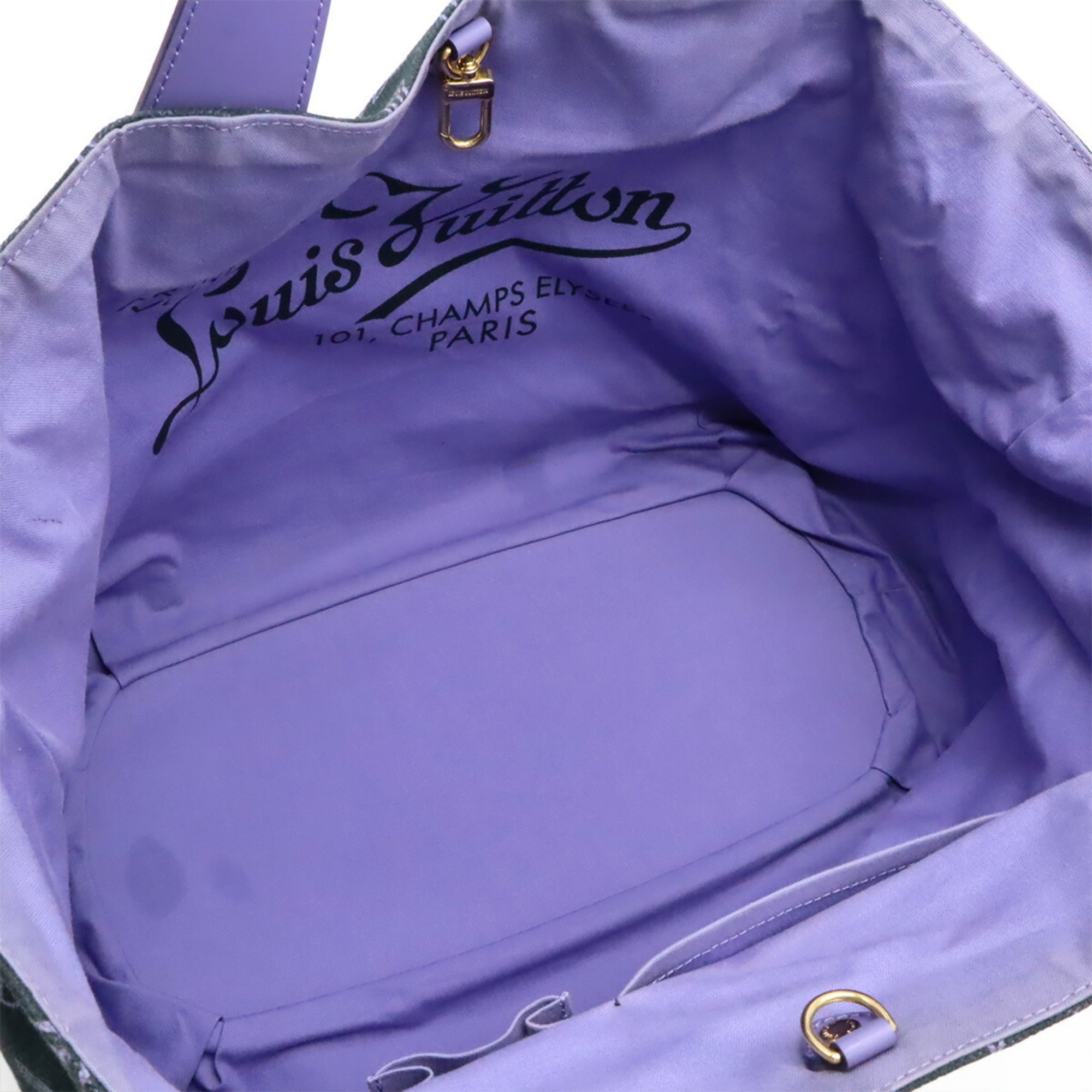 Louis Vuitton Marine Canvas Leather Shoulder Bag Tote Bag (Pre-Owned)