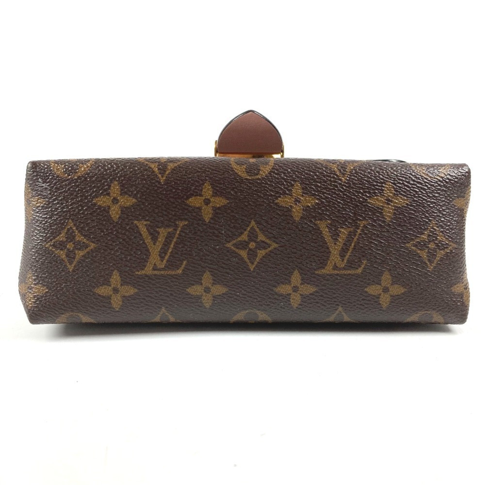Louis Vuitton Monogram Brown Pink Rose Poudre Monogram Leather Handbag Shoulder Bag (Pre-Owned)
