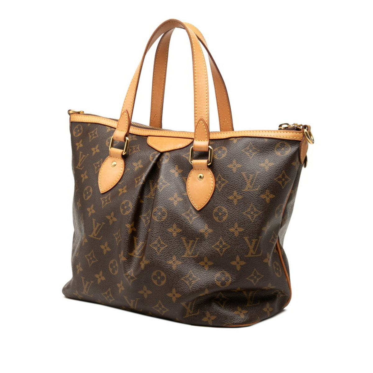 Louis Vuitton Brown Pvc Leather Handbag Shoulder Bag (Pre-Owned)