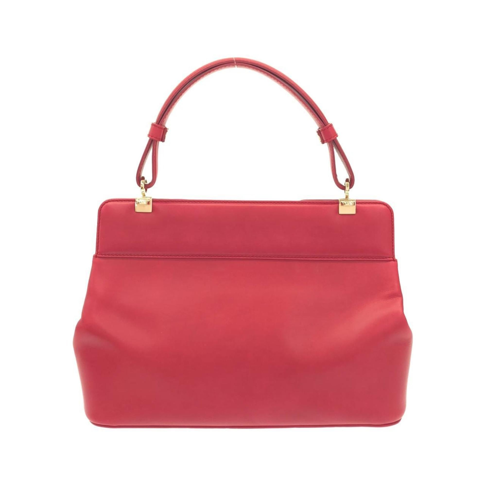 Bvlgari Pink Leather Handbag (Pre-Owned)