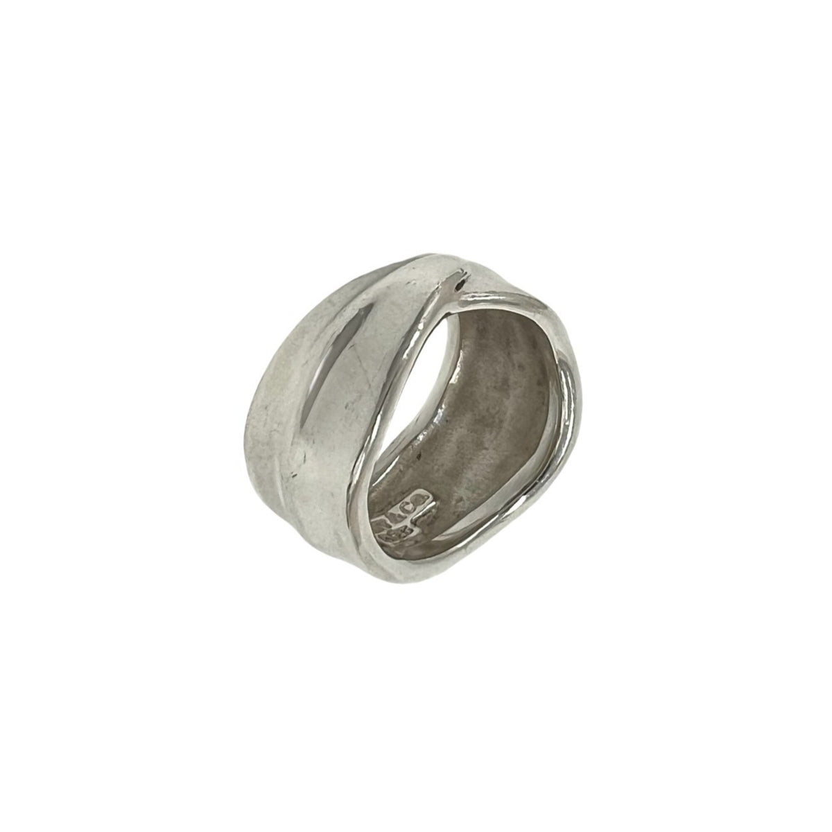 Tiffany Silver Silver 925 Band Ring (Pre-Owned)