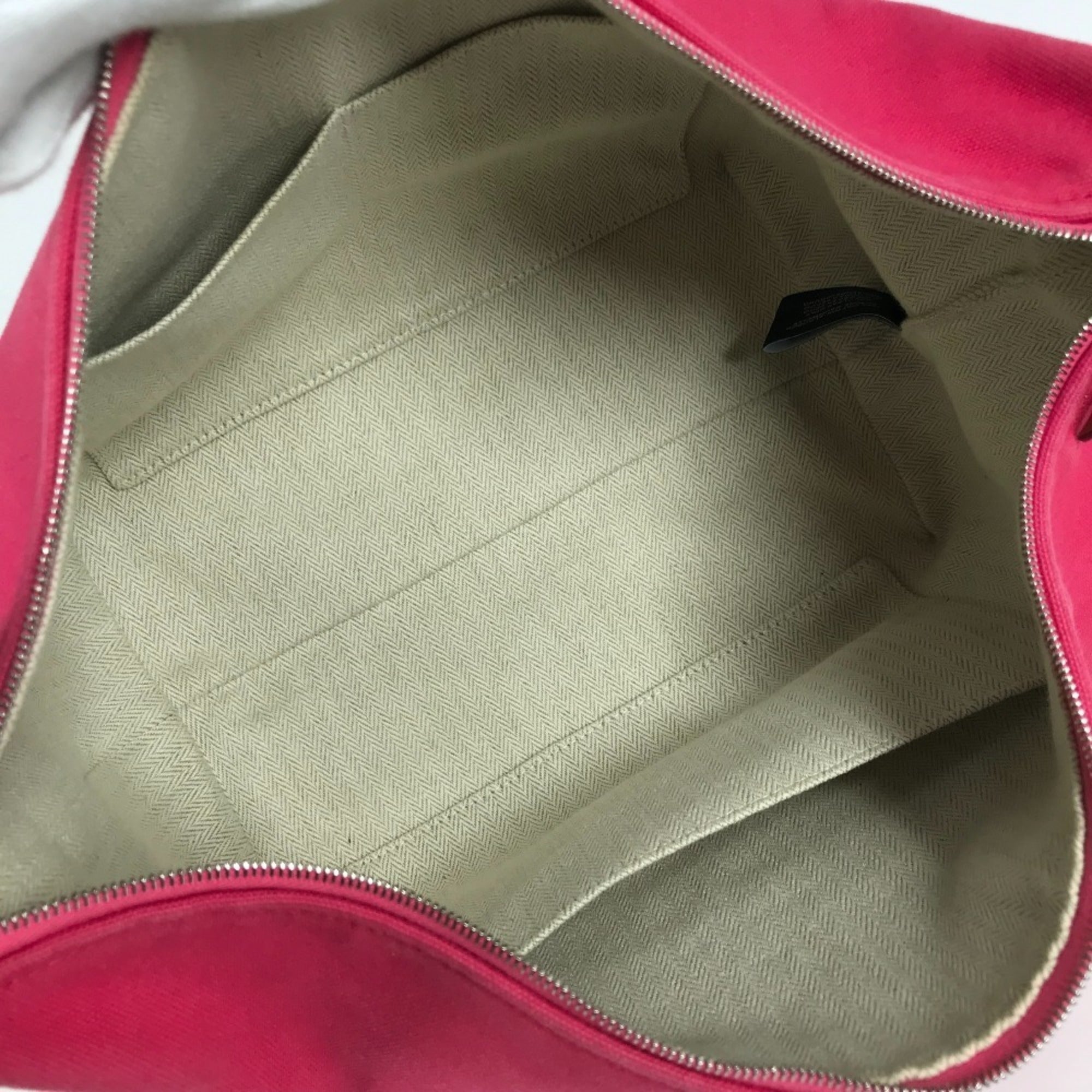 Hermes Pink Cotton Pouch Vanity Bag (Pre-Owned)