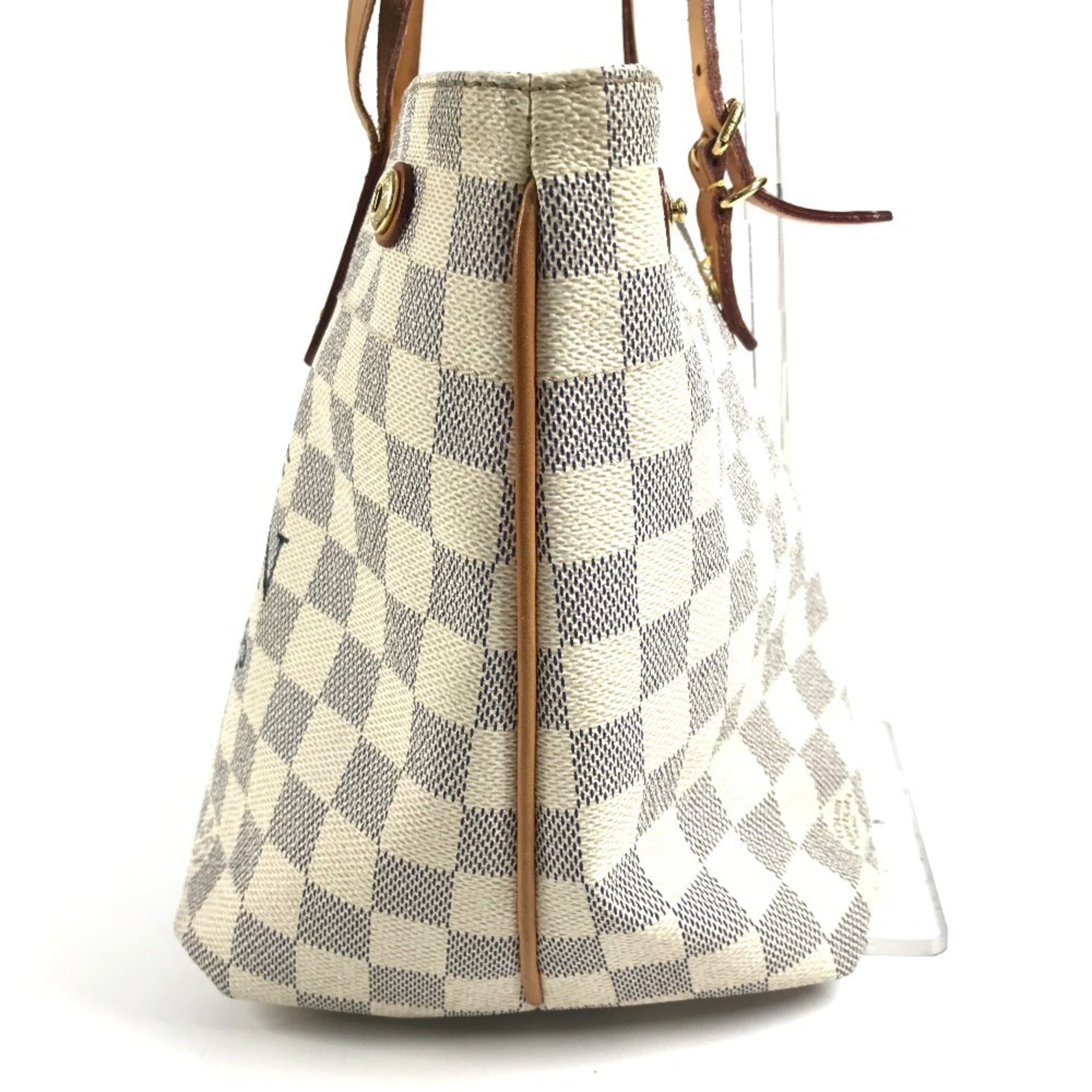 Louis Vuitton Damier Azur White Damier Azur Shoulder Bag Tote Bag (Pre-Owned)