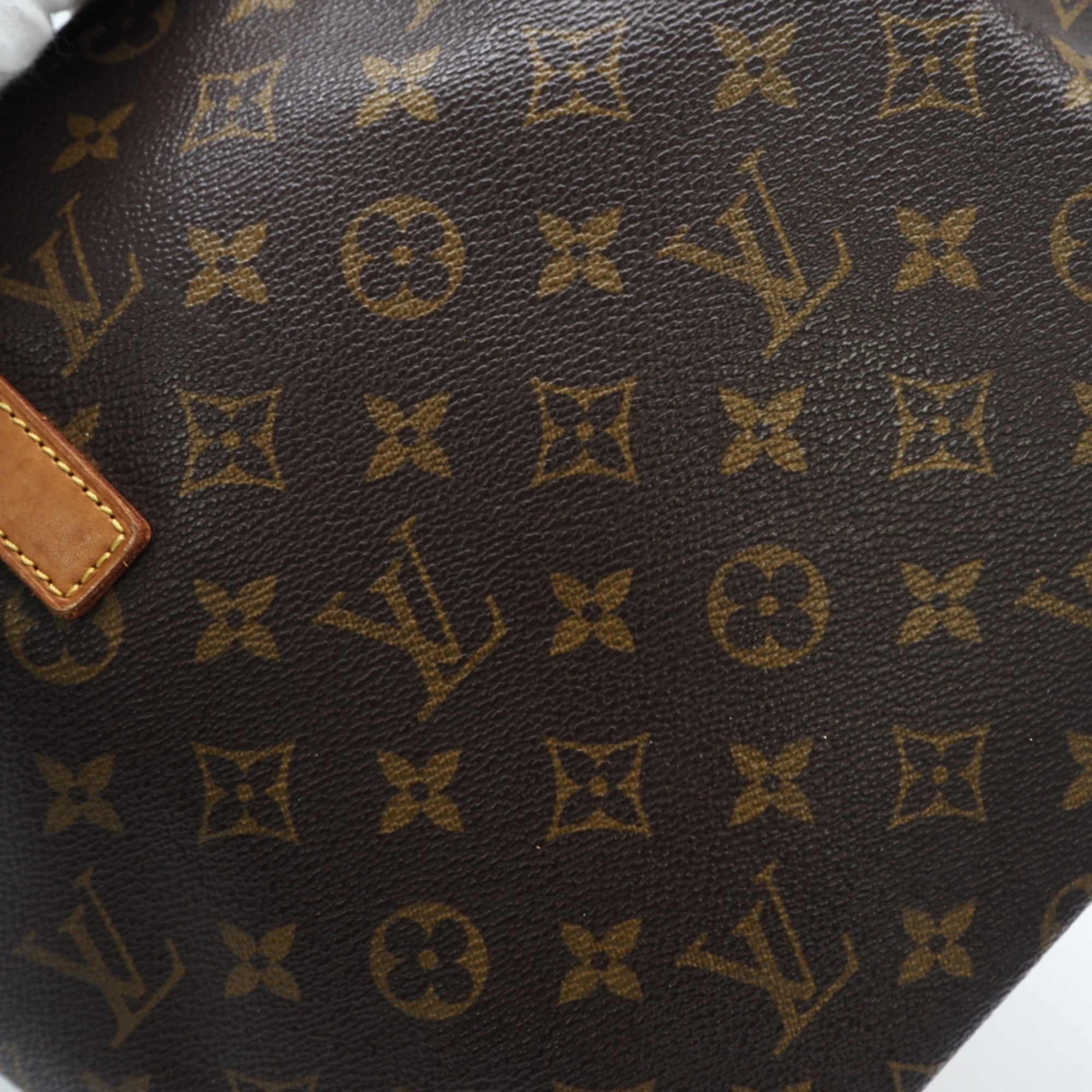 Louis Vuitton Monogram Brown Coated Canvas Leather Handbag (Pre-Owned)