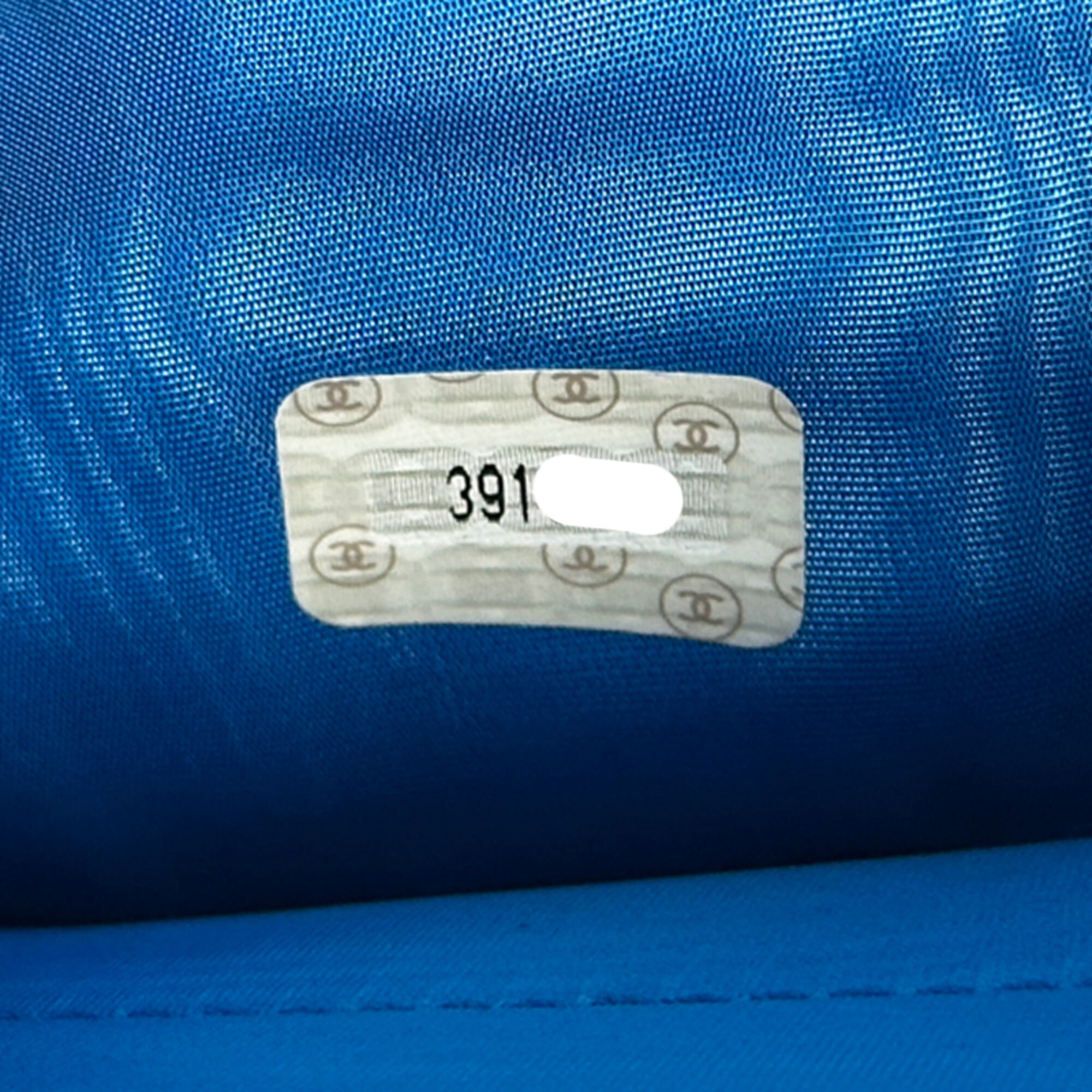 Chanel Blue Grained Calfskin (Pre-Owned)