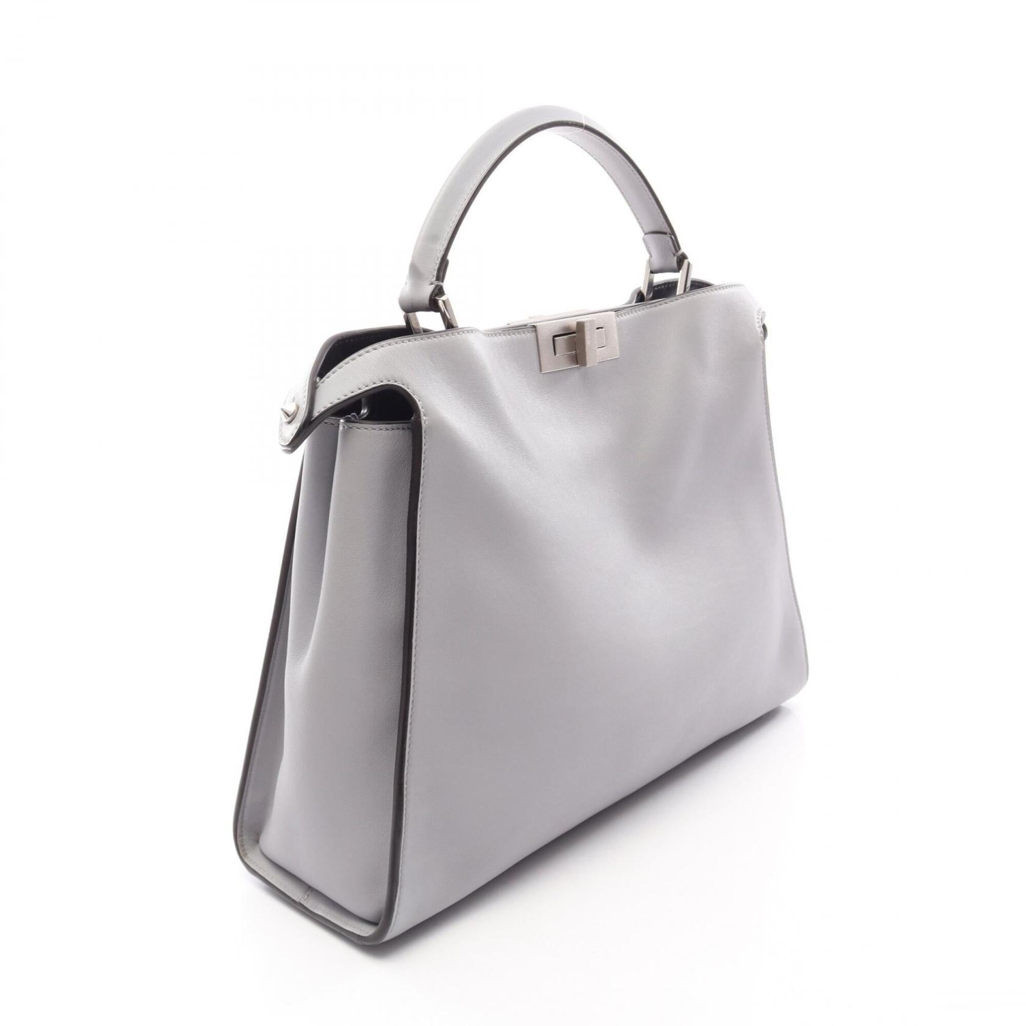 Fendi Blue Leather Handbag (Pre-Owned)