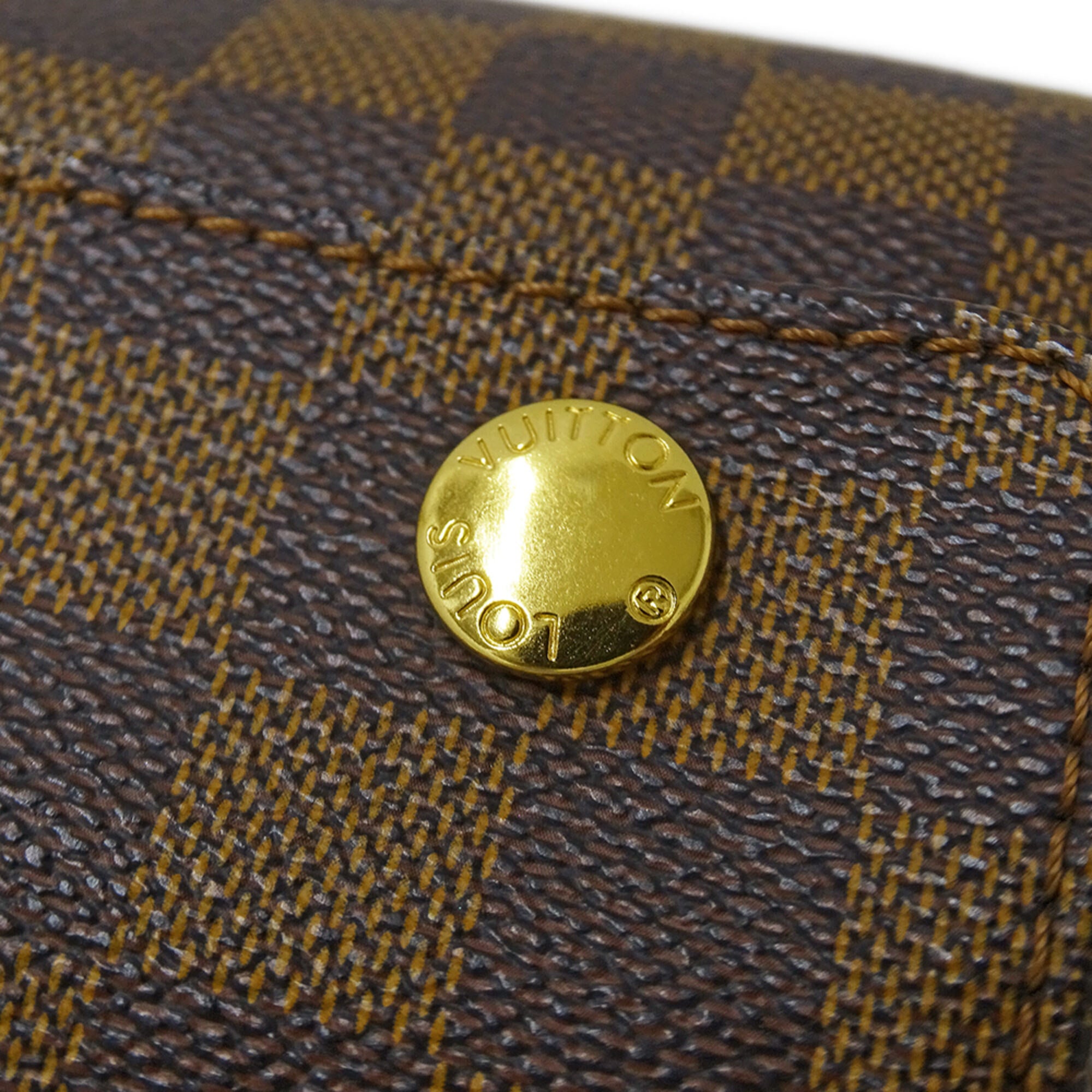 Louis Vuitton Brown Damier Canvas Damier Canvas Handbag Shoulder Bag (Pre-Owned)