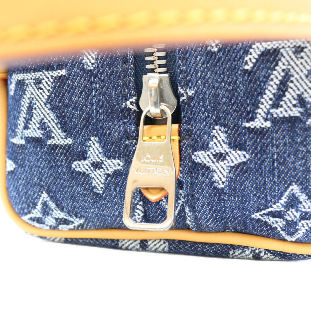 Louis Vuitton Dark Blue Monogram Denim Handbag (Pre-Owned)