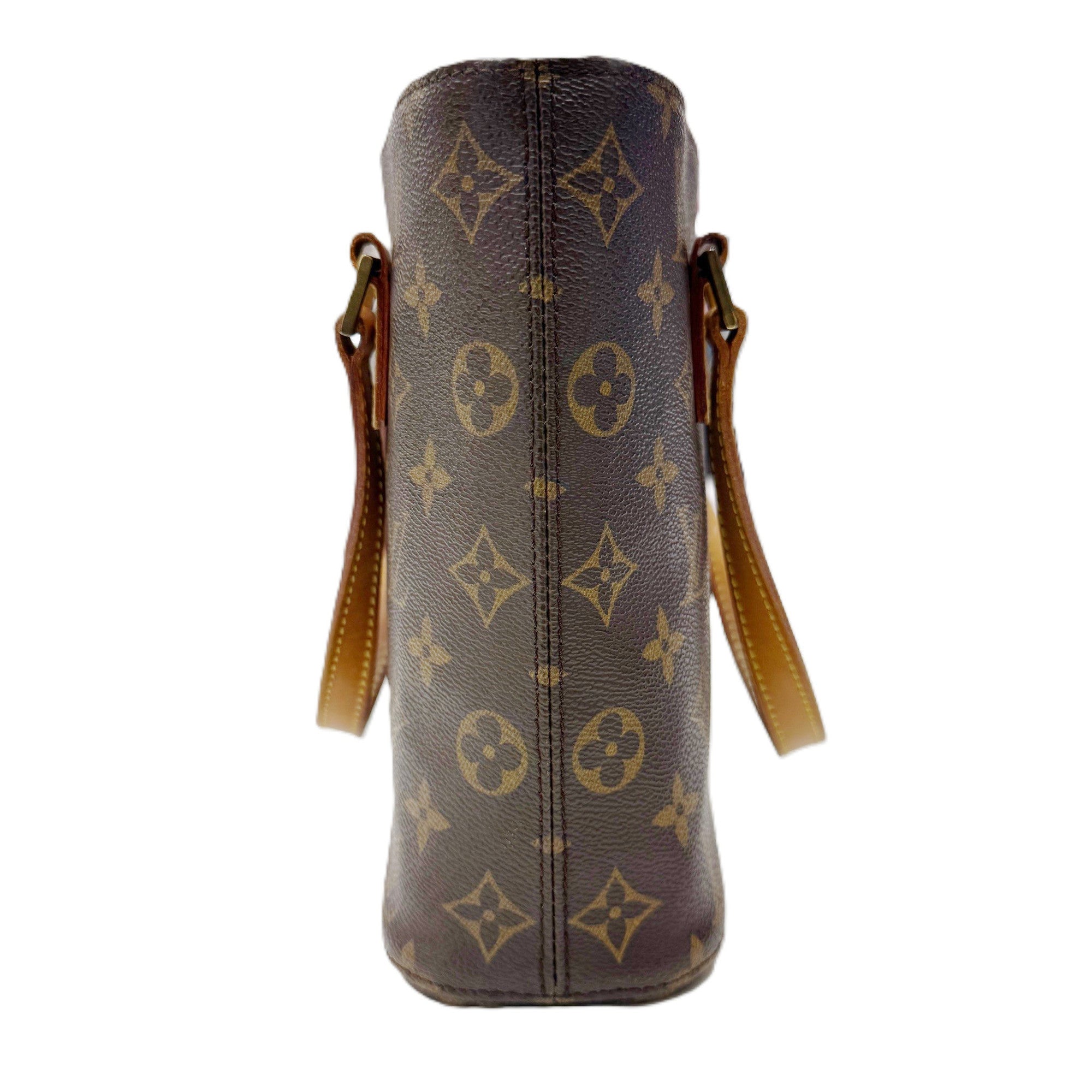 Louis Vuitton Brown Monogram Canvas Handbag (Pre-Owned)