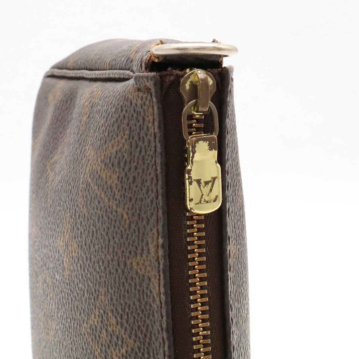 Louis Vuitton Brown Monogram Canvas Pvc Handbag Pochette Pouch (Pre-Owned)