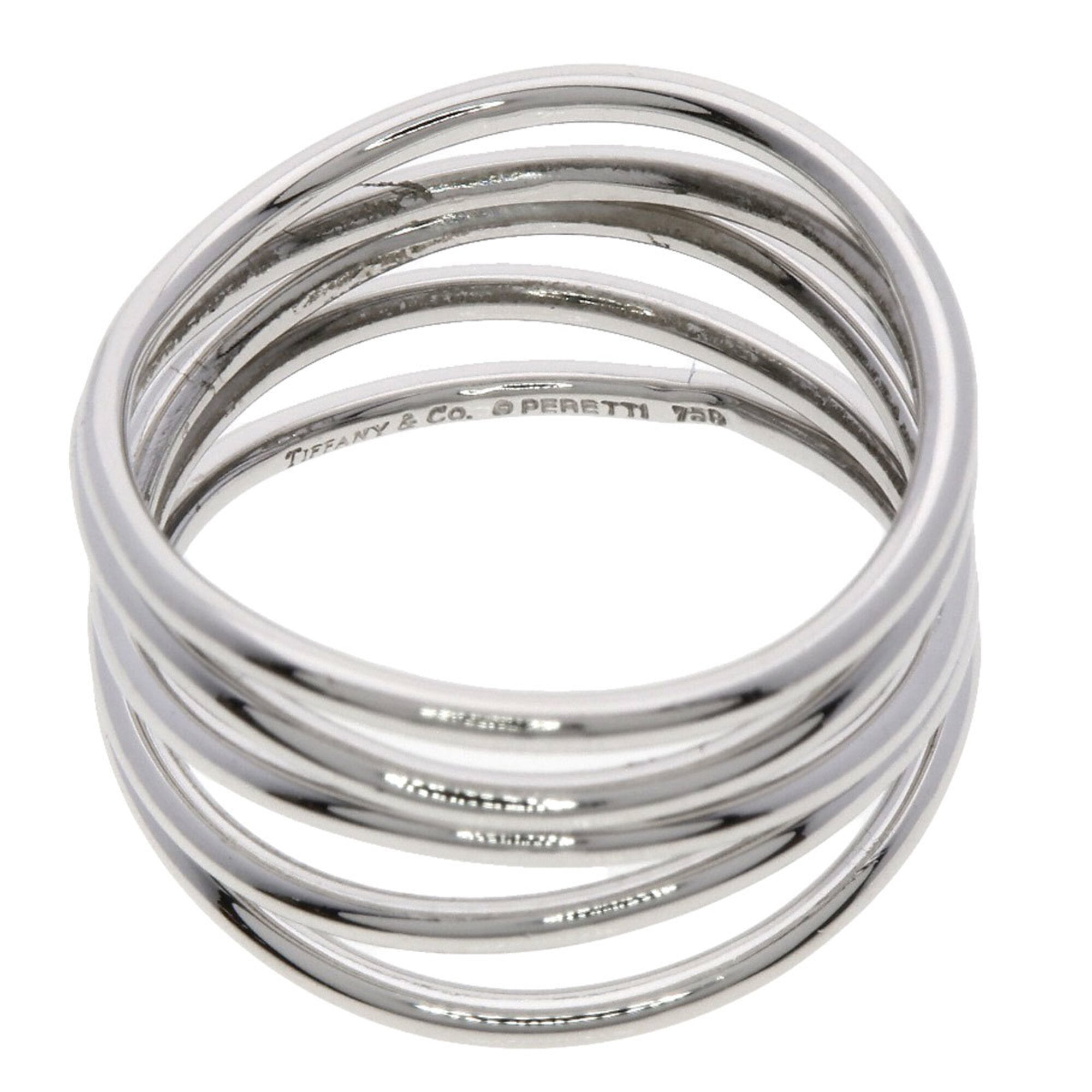 Tiffany White Gold (18K) Band Ring (Pre-Owned)