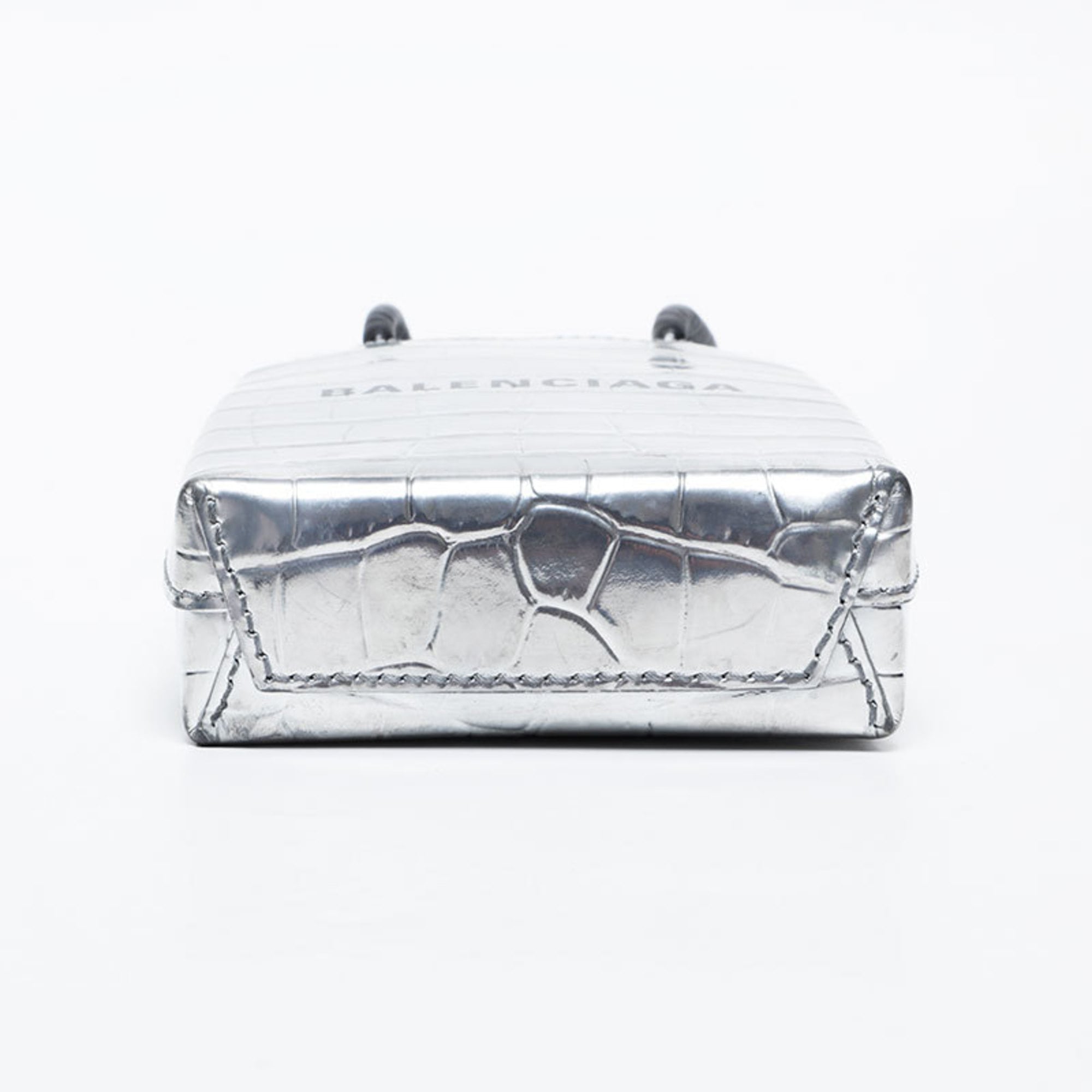 Balenciaga Silver Leather Shoulder Bag (Pre-Owned)