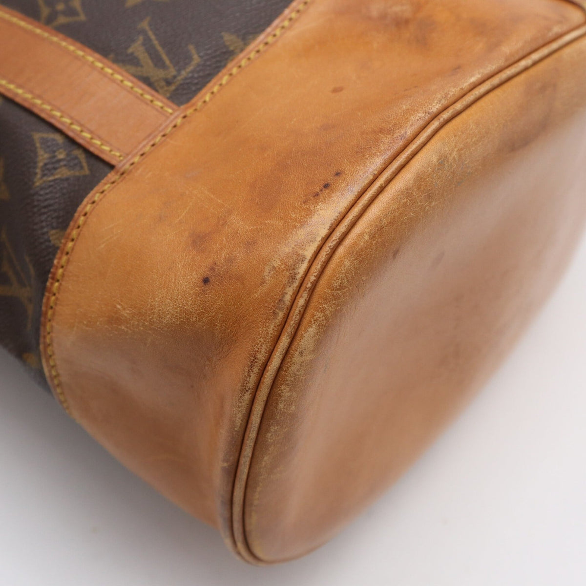 Louis Vuitton Monogram Brown Coated Canvas Leather Shoulder Bag (Pre-Owned)