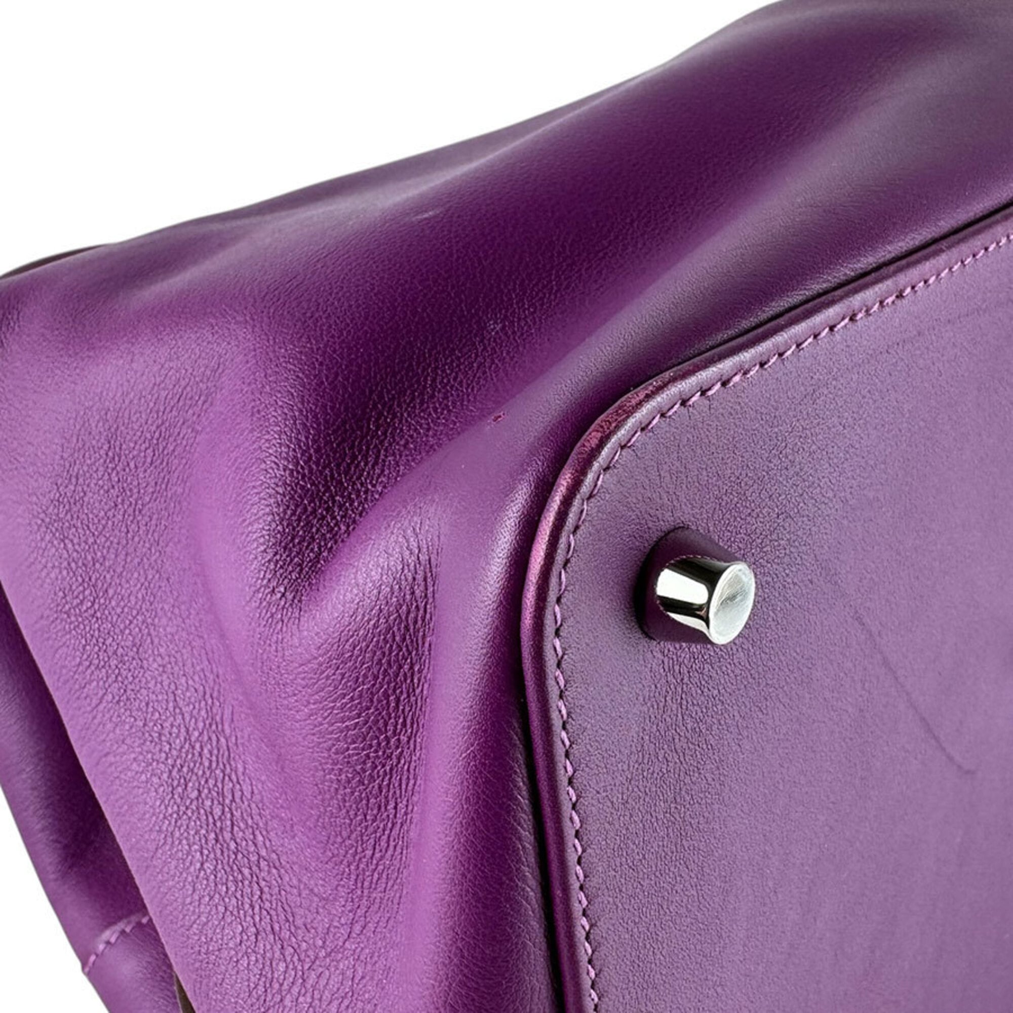 Hermes Anemone Swift Leather Handbag Shoulder Bag (Pre-Owned)