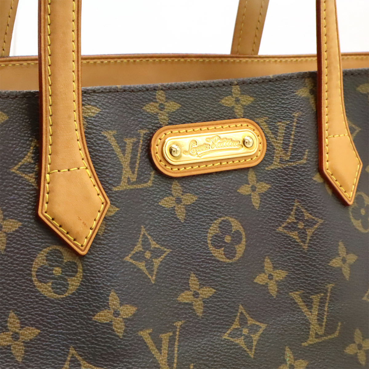 Louis Vuitton Brown Monogram Shoulder Bag Tote Bag (Pre-Owned)