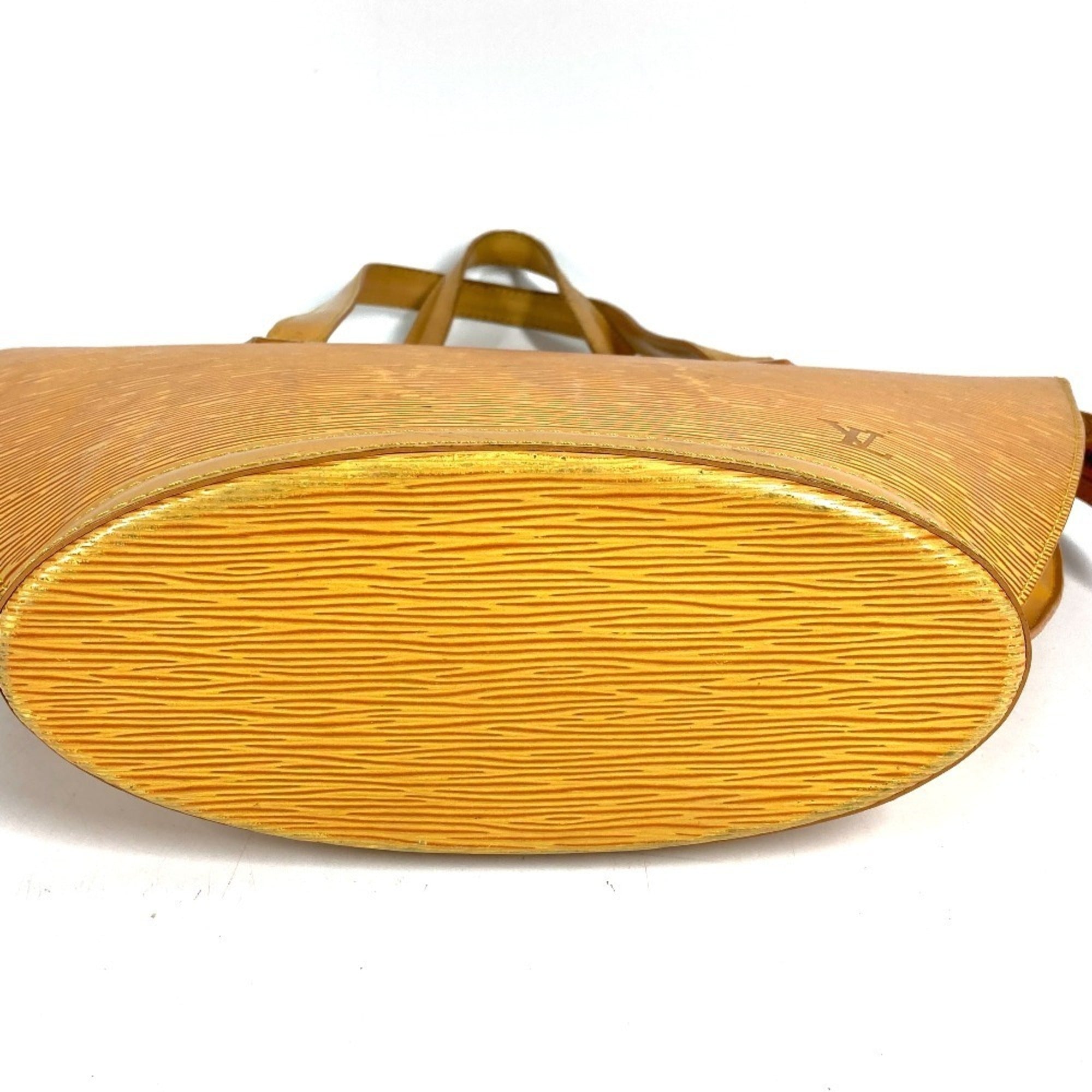 Louis Vuitton Yellow Epi Leather Handbag Tote Bag (Pre-Owned)